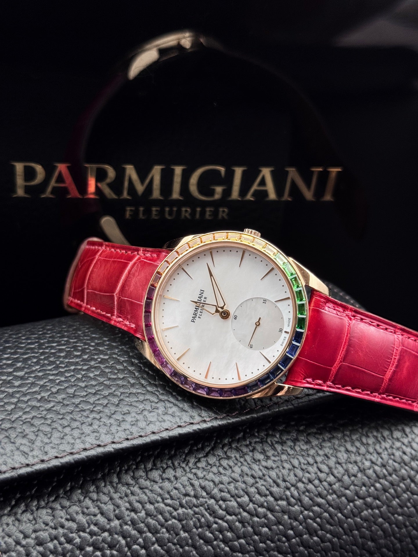 Parmigiani Fleurier TONDA Collection PFC288 18K Rose Gold 39mm Diamond T-Segment, Brand New 2025, Complete Set