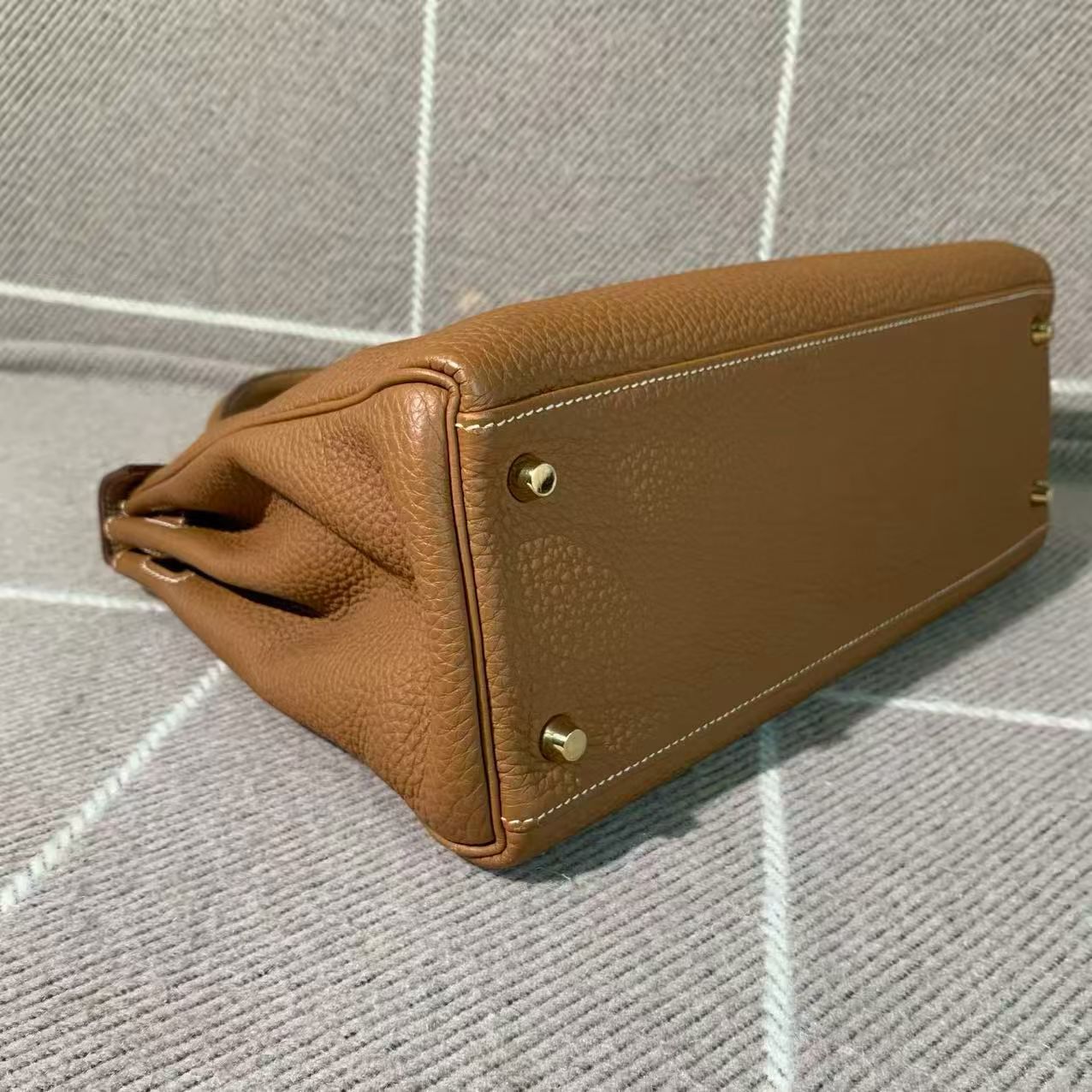 ✦ Hermès Kelly 32, gold-brown Togo leather with gold hardware and Q engraving (exquisite gold combination/the ultimate classic)