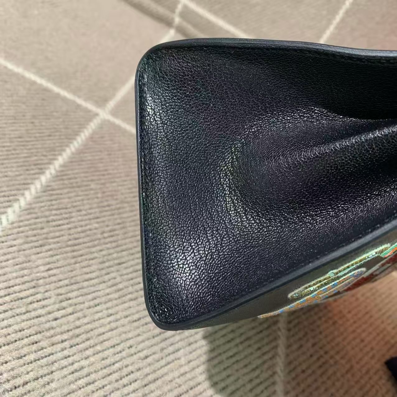 ✦ Hermès Birkin 20 Limited Edition Badge Beaded Black Goatskin Leather with Silver Buckle and K Engraving (Extreme Limited Edition/Complete Set with Invoice)