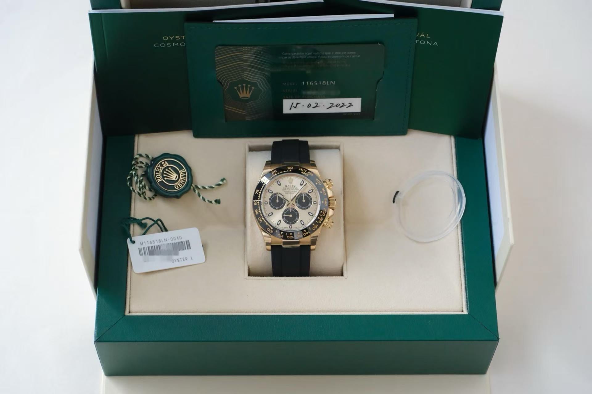 ✦ 劳力士 Rolex 宇宙计型迪通拿 40毫米 18K黄金 “余文乐”同款