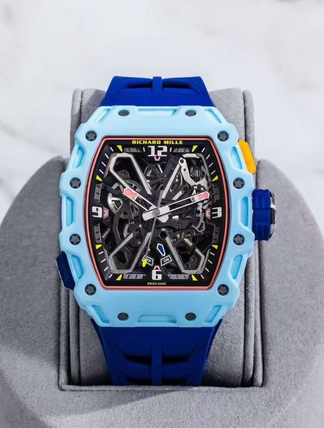 ✦ 理查德米勒 Richard Mille RM 35-03 自动腕表 Tiffany蓝 老板私藏