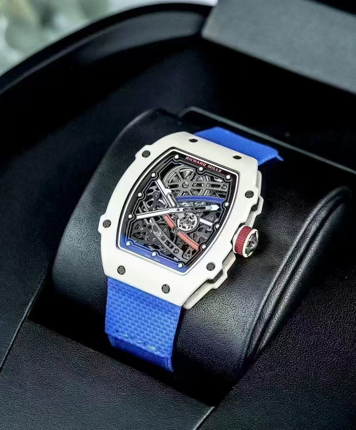 ✦ Richard Mille RM 67-02 French White Automatic Ultra-Thin Watch - A Private Collection by an Employee