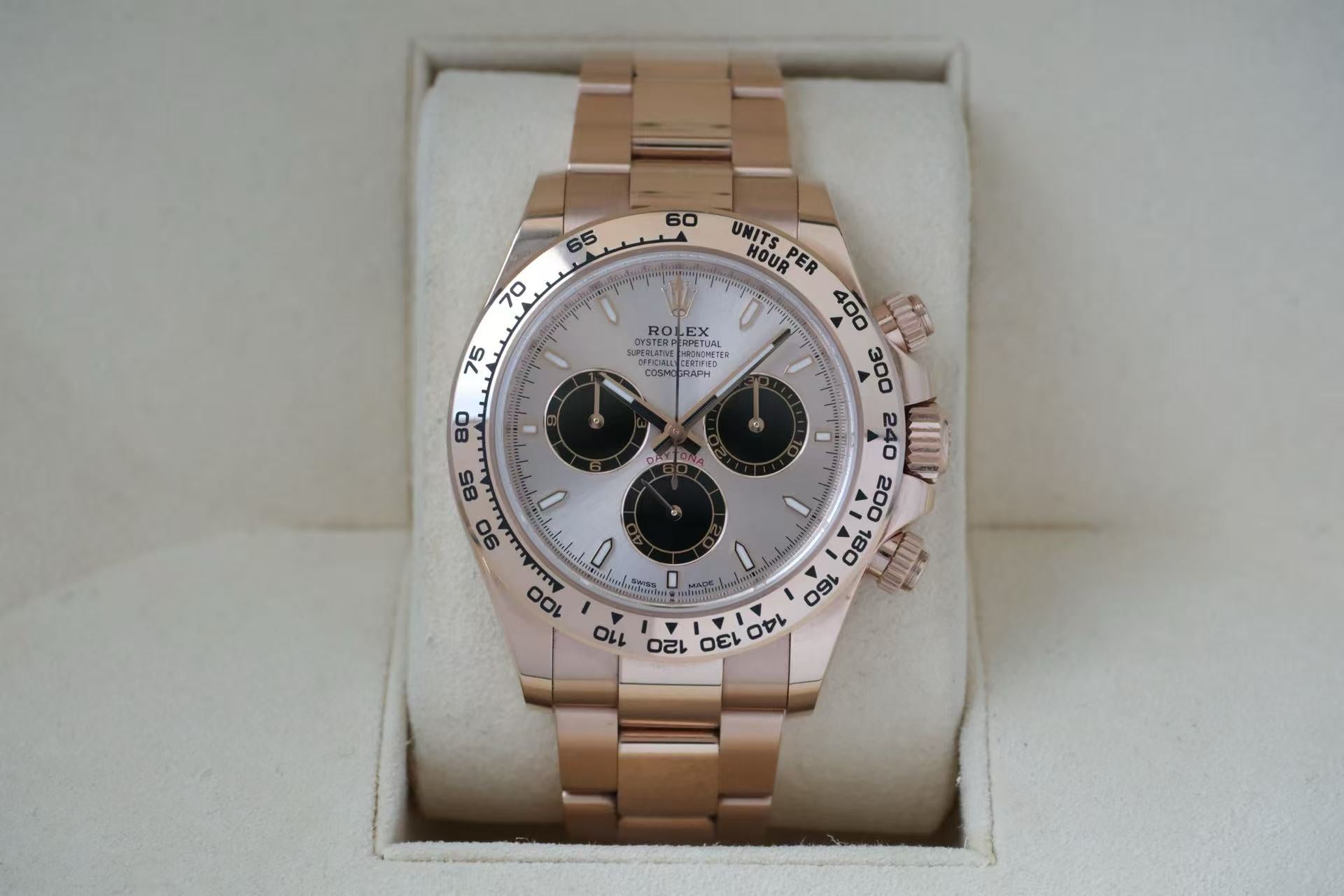 ✦ 劳力士 Rolex 宇宙计型迪通拿 40毫米 18K玫瑰金 全金迪