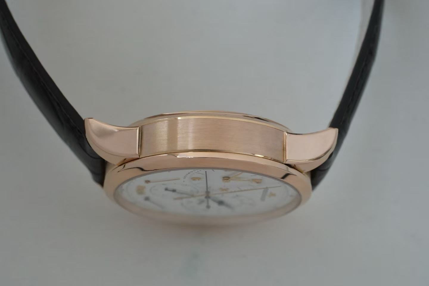 ✦ 积家 Jaeger-LeCoultre 双翼系列 42毫米 18K玫瑰金 手动机械腕表