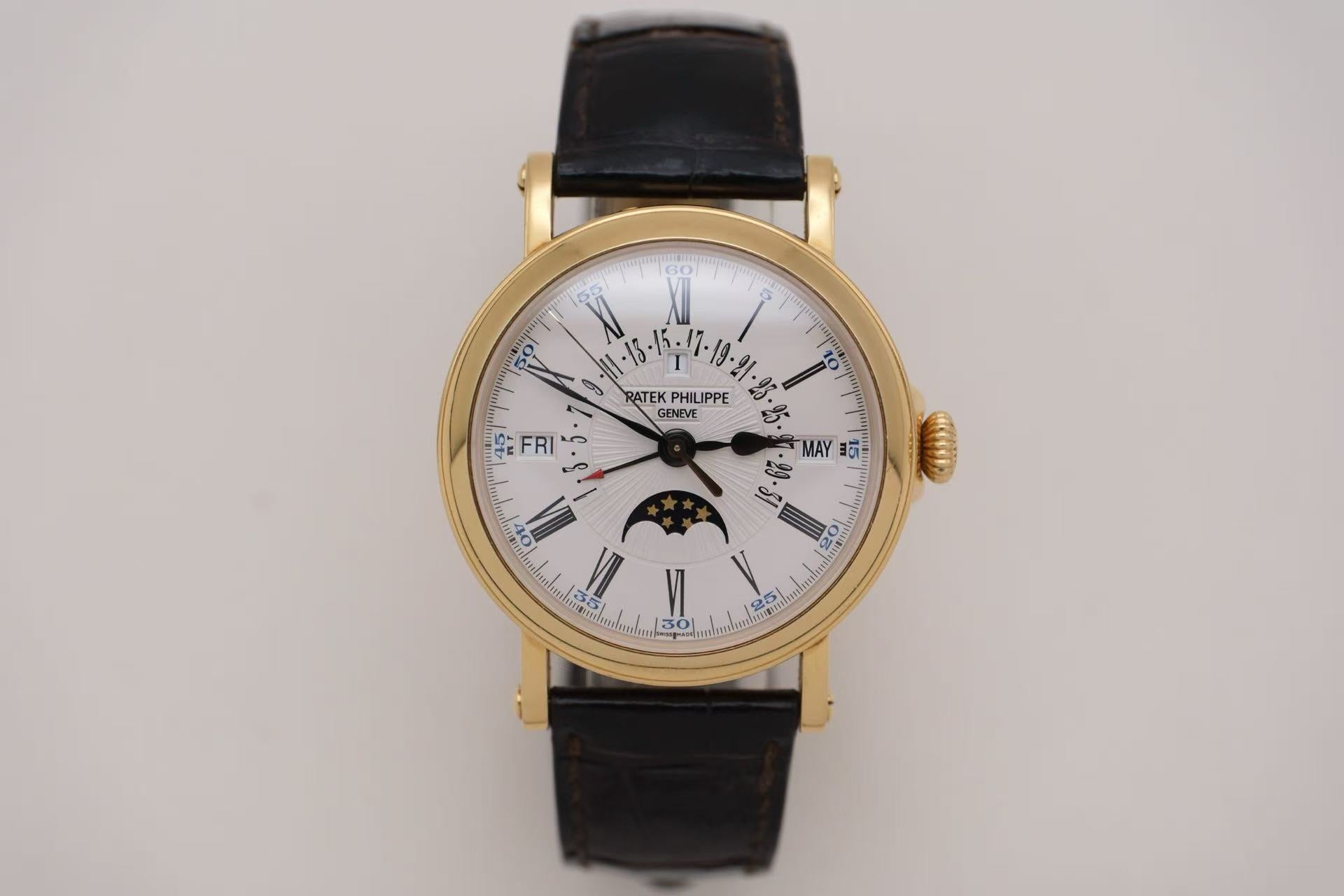 百达翡丽 Patek Philippe 超级复杂功能时计 5159J-001 18K黄金 万年历 自动机械 38mm