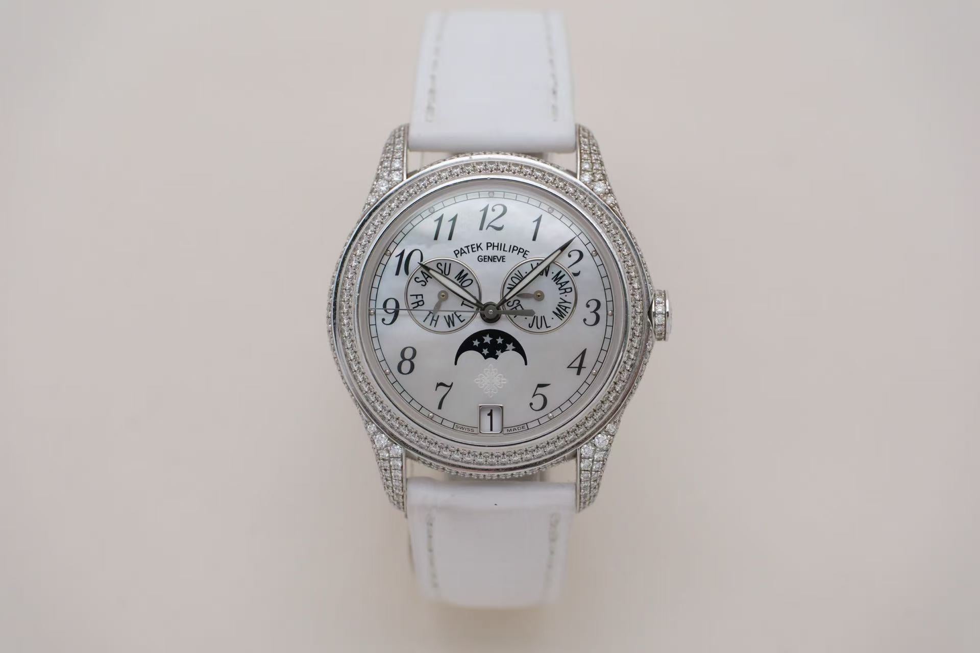 百达翡丽 Patek Philippe 复杂功能时计 4937G-001 18K白金镶钻 自动机械 37mm