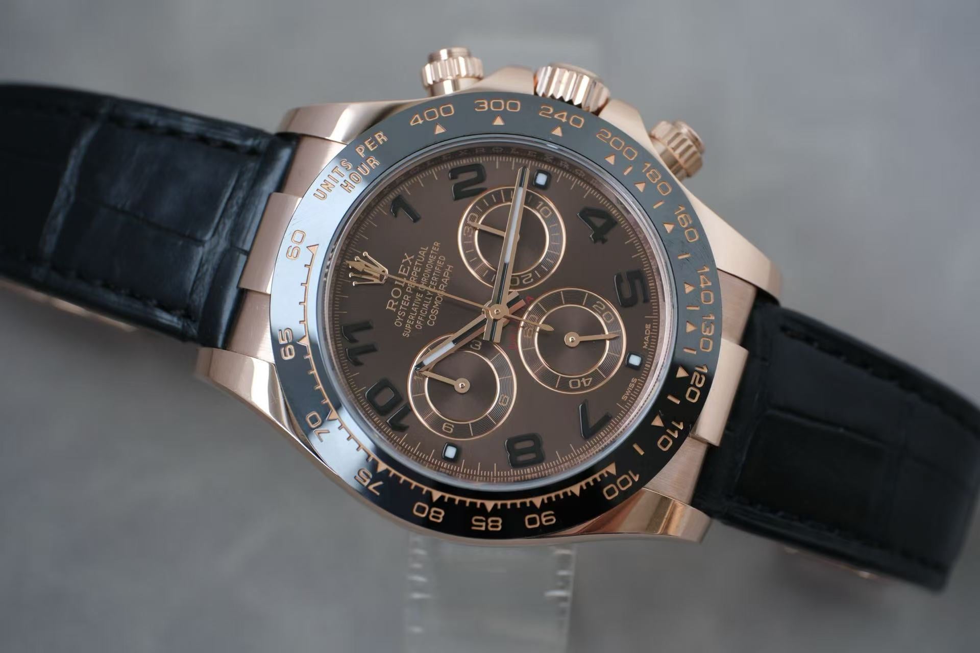 ✦ 劳力士 Rolex 宇宙计型迪通拿 40毫米 18K玫瑰金 巧克力盘 116515ln