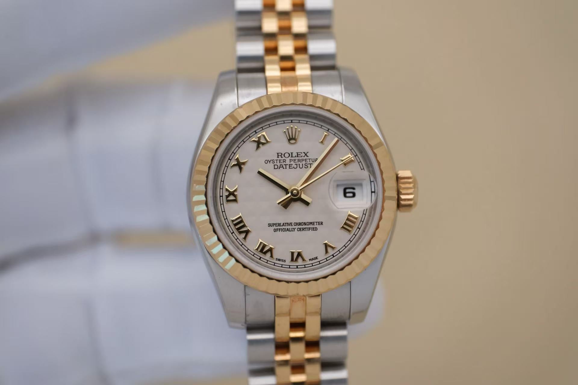 ✦ 劳力士 Rolex 女装日志型 26毫米 金钢(18K黄金/精钢) 179173