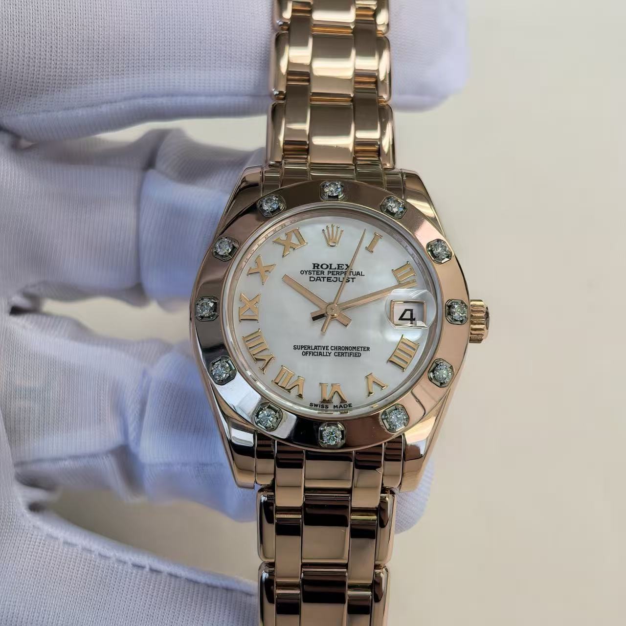 ✦ Rolex Pearlmaster 34mm 18K Rose Gold m81315