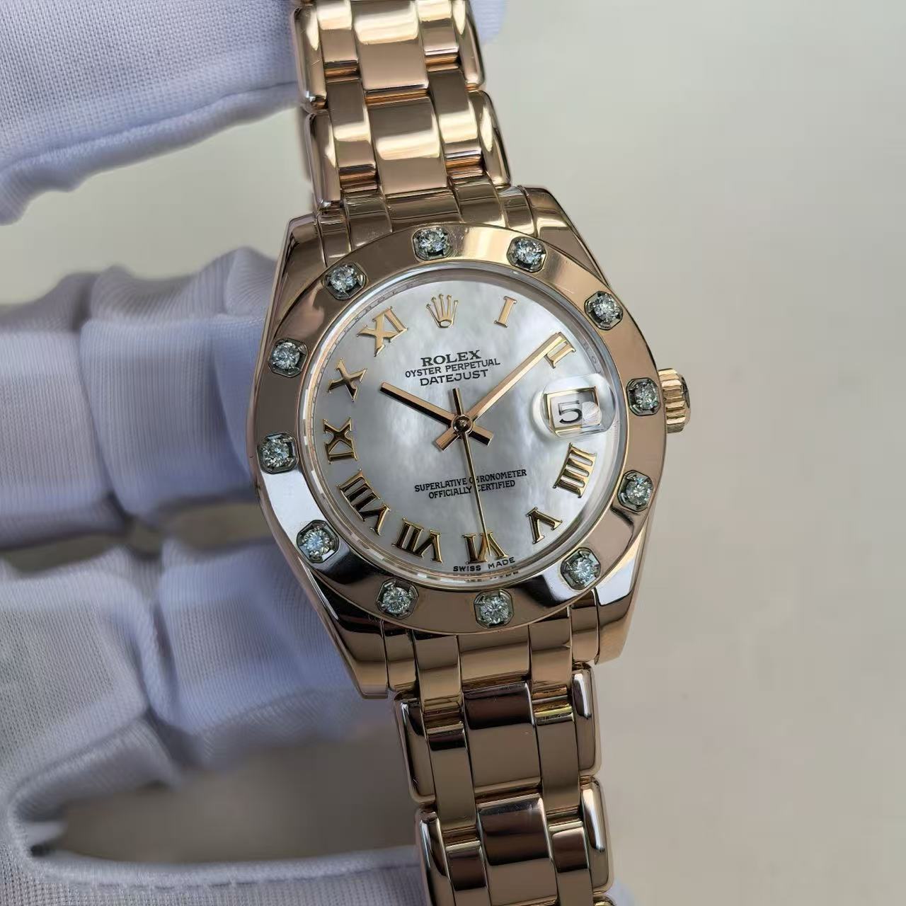 ✦ Rolex Pearlmaster 34mm 18K Rose Gold m81315