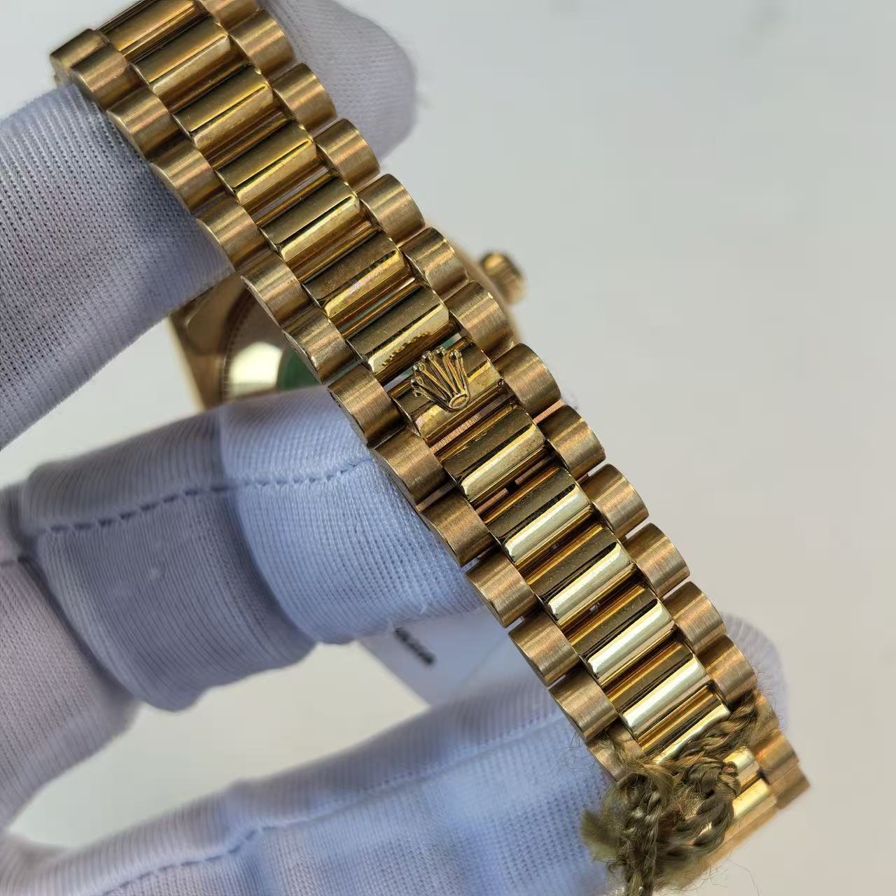 ✦ 劳力士 Rolex 日志型 Datejust 31毫米 18K黄金 香槟盘镶钻 68278 (带原始纸单/全长)
