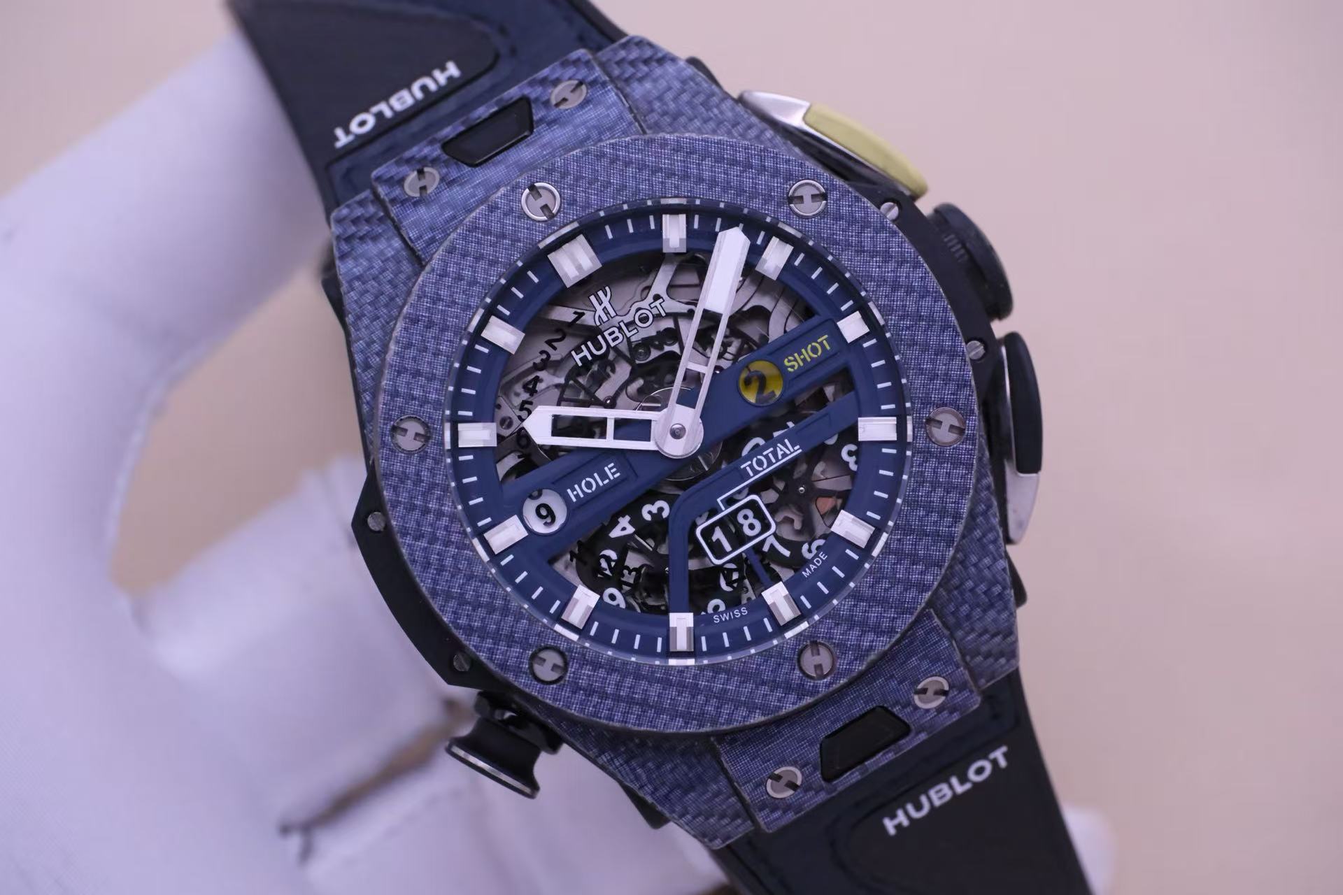 ✦ 宇舶 Hublot Big Bang 系列 45毫米 蓝碳纤维 全球限量200枚 416.YL.5120.VR