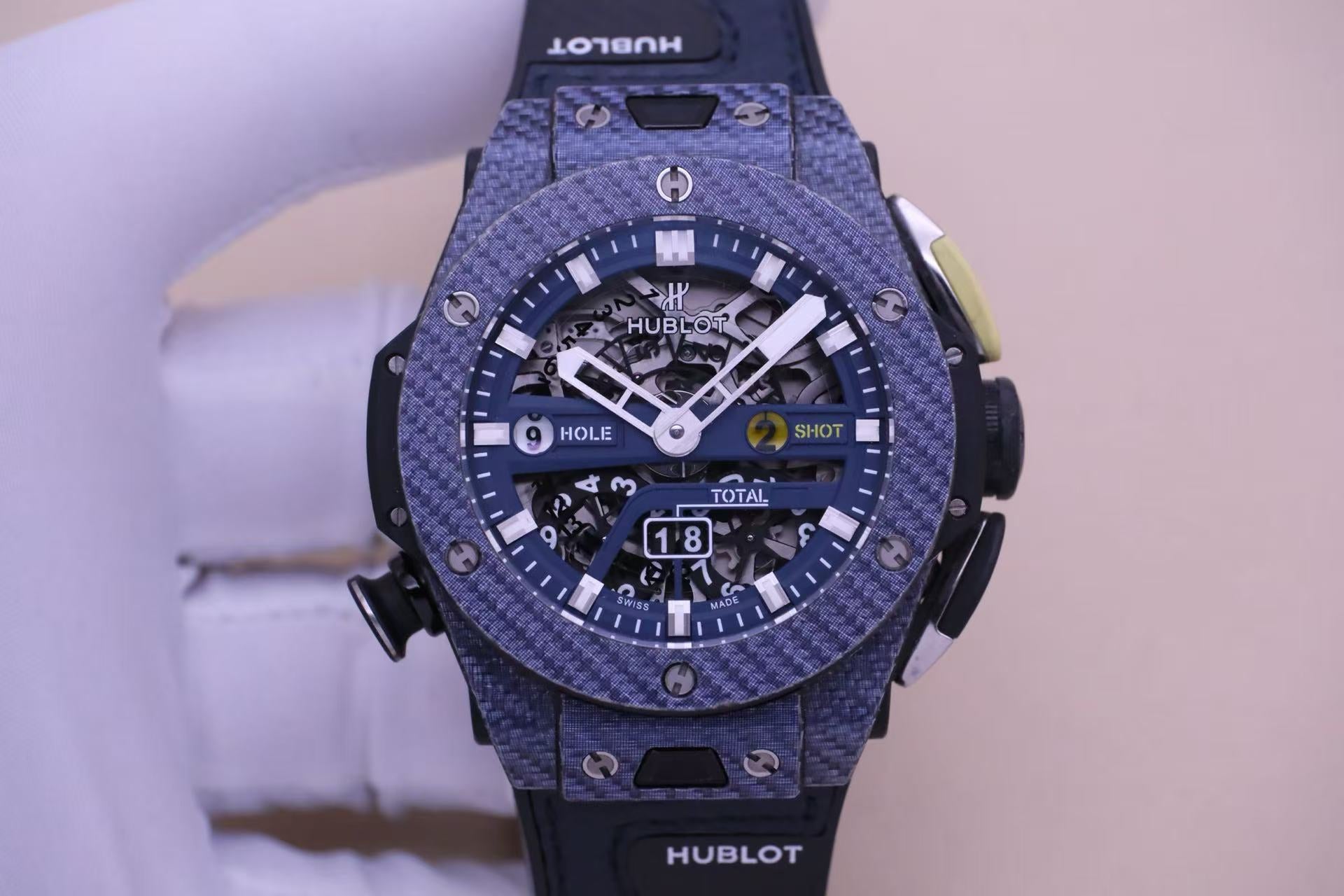 ✦ 宇舶 Hublot Big Bang 系列 45毫米 蓝碳纤维 全球限量200枚 416.YL.5120.VR