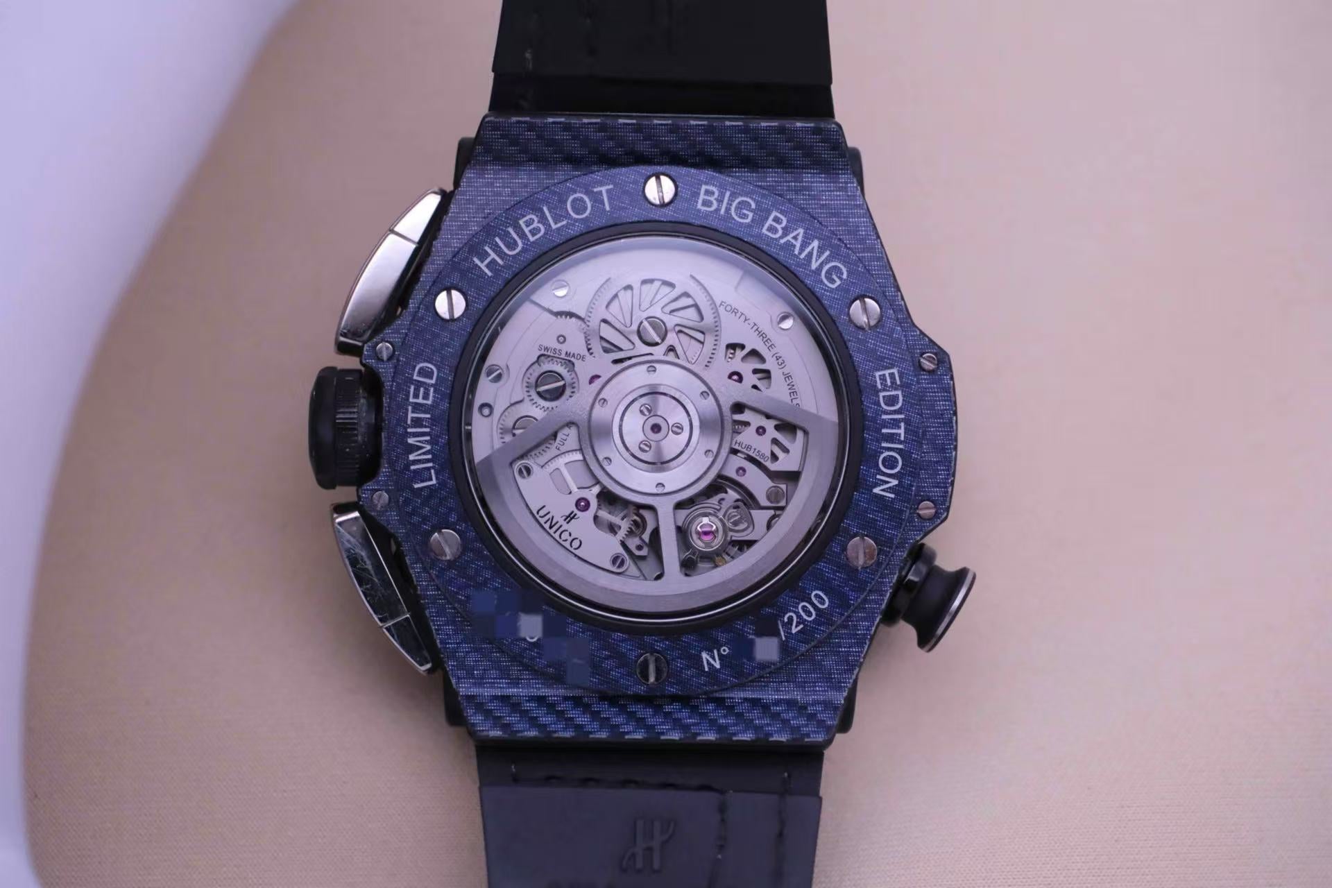 ✦ 宇舶 Hublot Big Bang 系列 45毫米 蓝碳纤维 全球限量200枚 416.YL.5120.VR