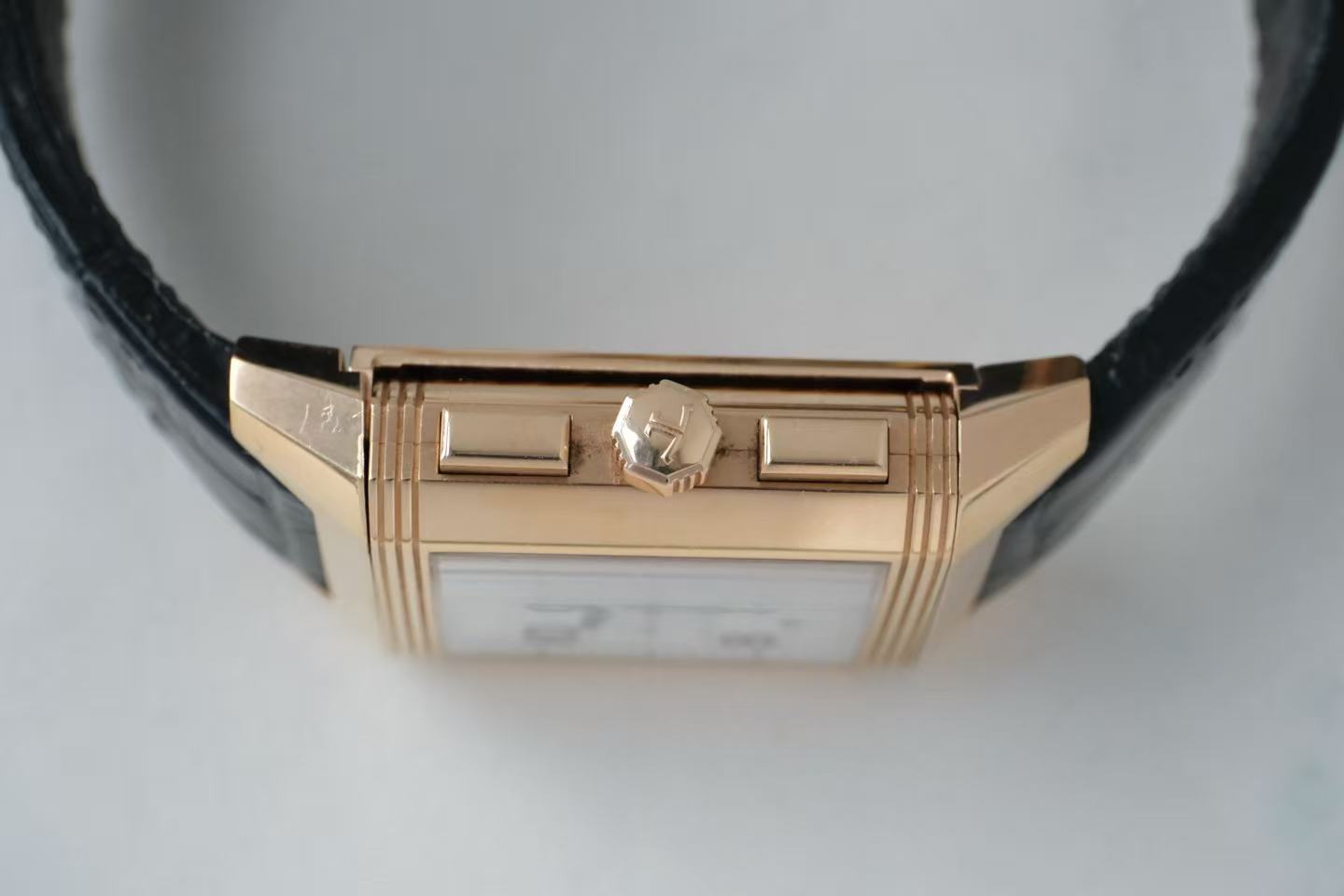 ✦ 积家 Jaeger-LeCoultre 翻转系列 Reverso 50.5x34.9毫米 18K玫瑰金 Q7012420