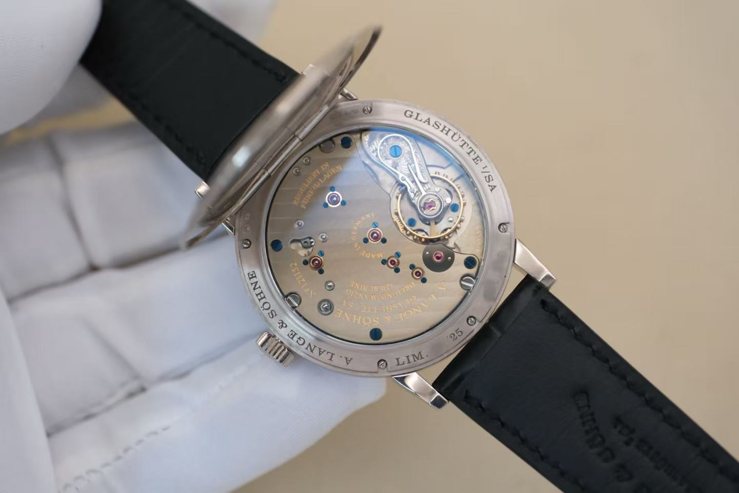 ✦ A. Lange & Söhne 1815 Series 38mm 18K White Gold Officer's Case Back (REC Collaboration Limited Edition of 25 Pieces Worldwide/Complete Set of 2019)