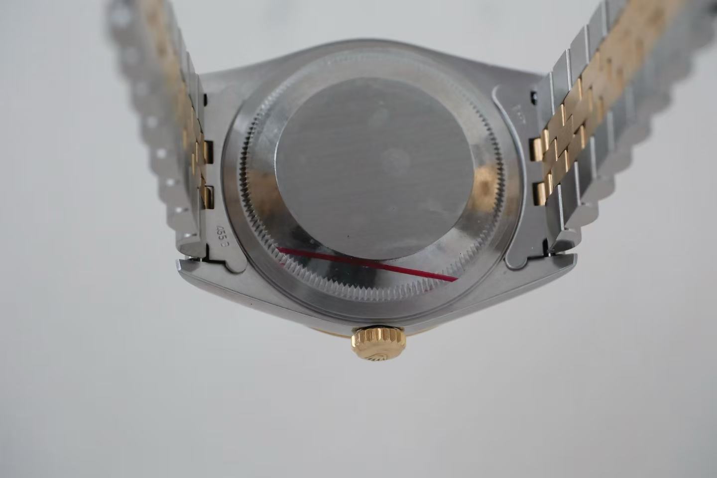 ✦ Rolex Datejust 36mm 18K two-tone champagne gold dial with diamonds 16233 (Exceptional condition/21-link bracelet)