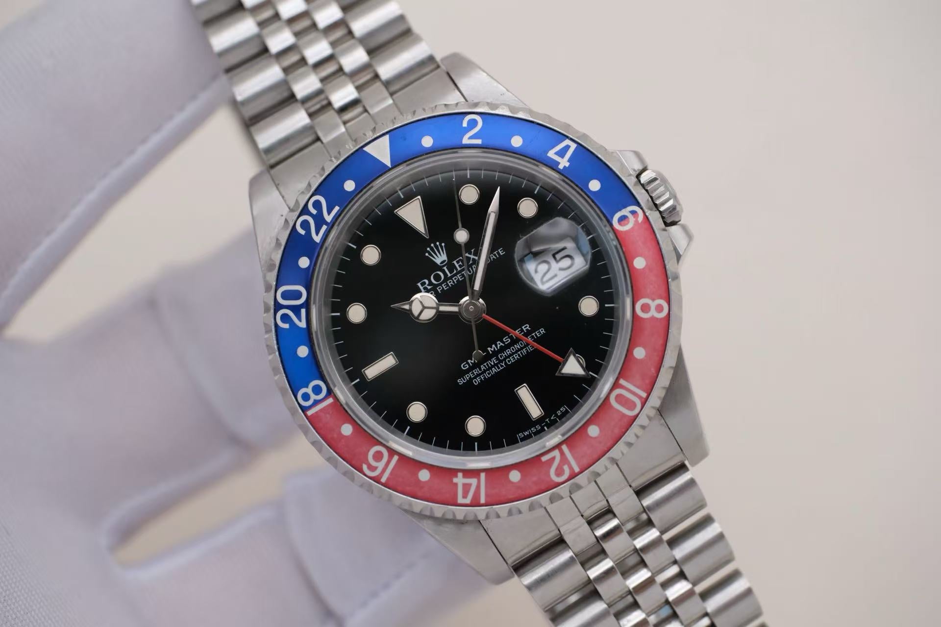 ✦ 劳力士 Rolex 格林尼治型 40毫米 铝质“可乐圈” 五铢链 16700 (E字头/已查码)