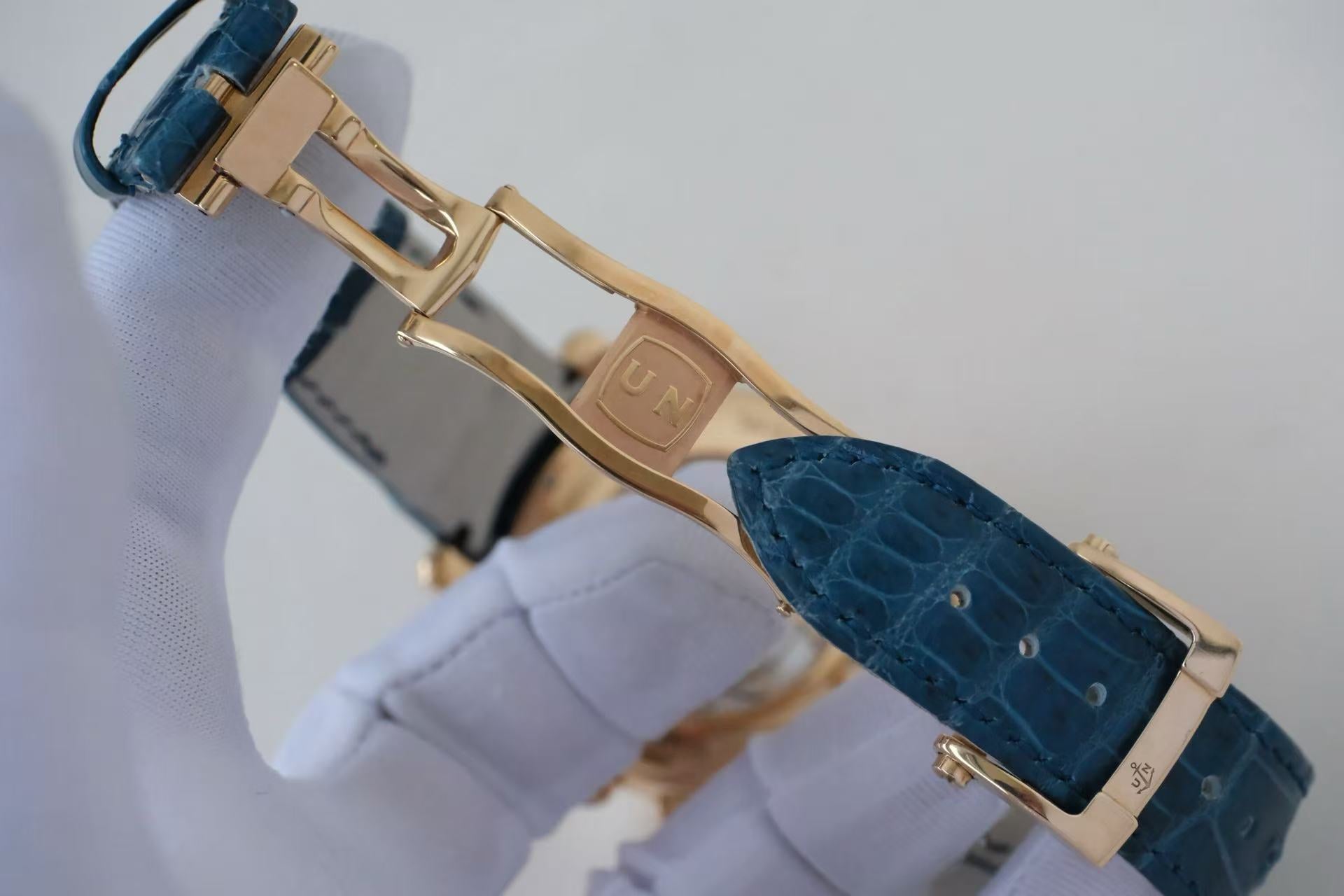 ✦ Ulysse Nardin Gilded Series 42mm 18K Rose Gold Single Minute Repeater with Lapis Lazuli Disc 6106-103/E3 (Complete Set)