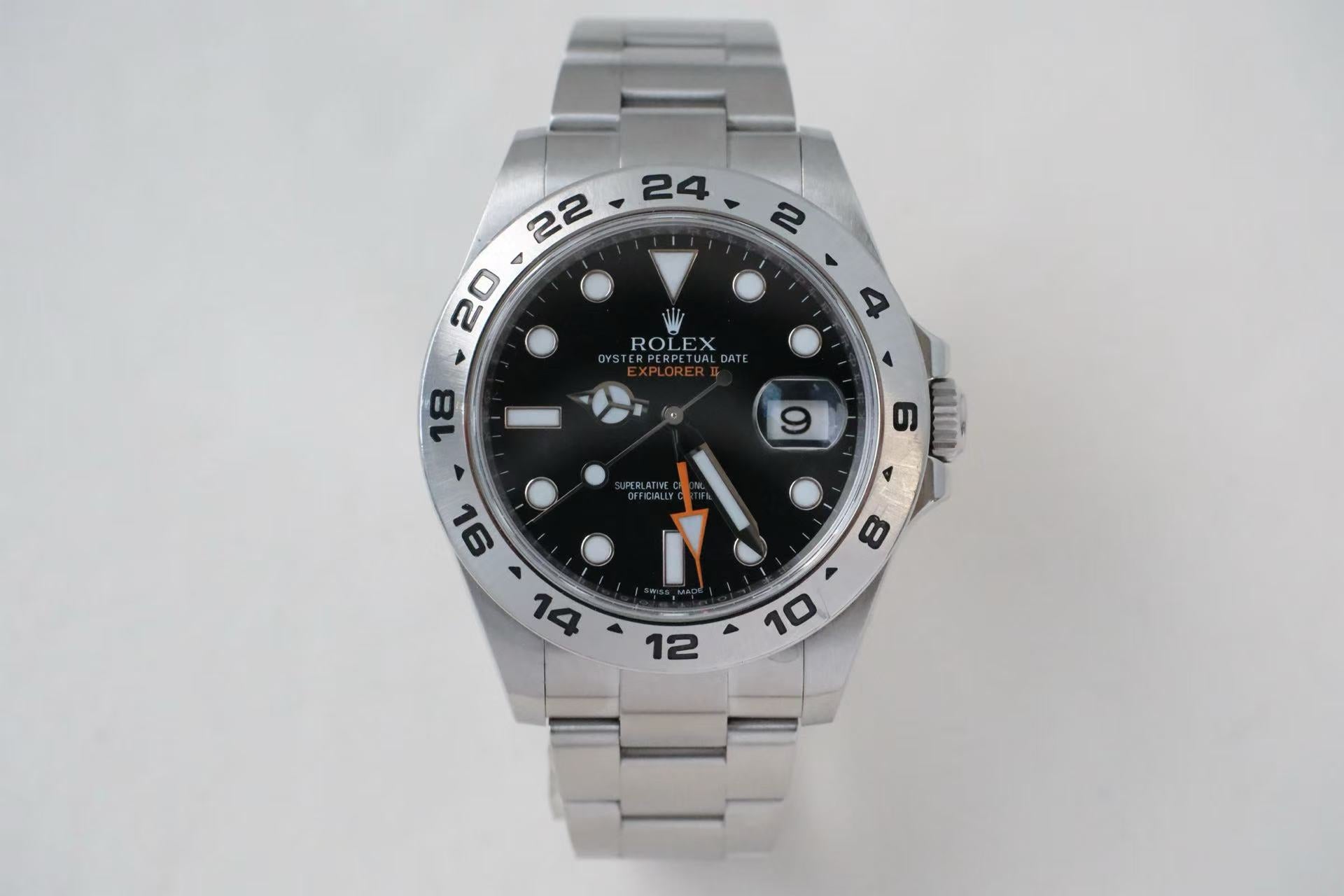 ✦ 劳力士 Rolex 探险家型 Explorer II 42毫米 蚝式钢 黑盘 216570 (2017年保卡/11.5节)