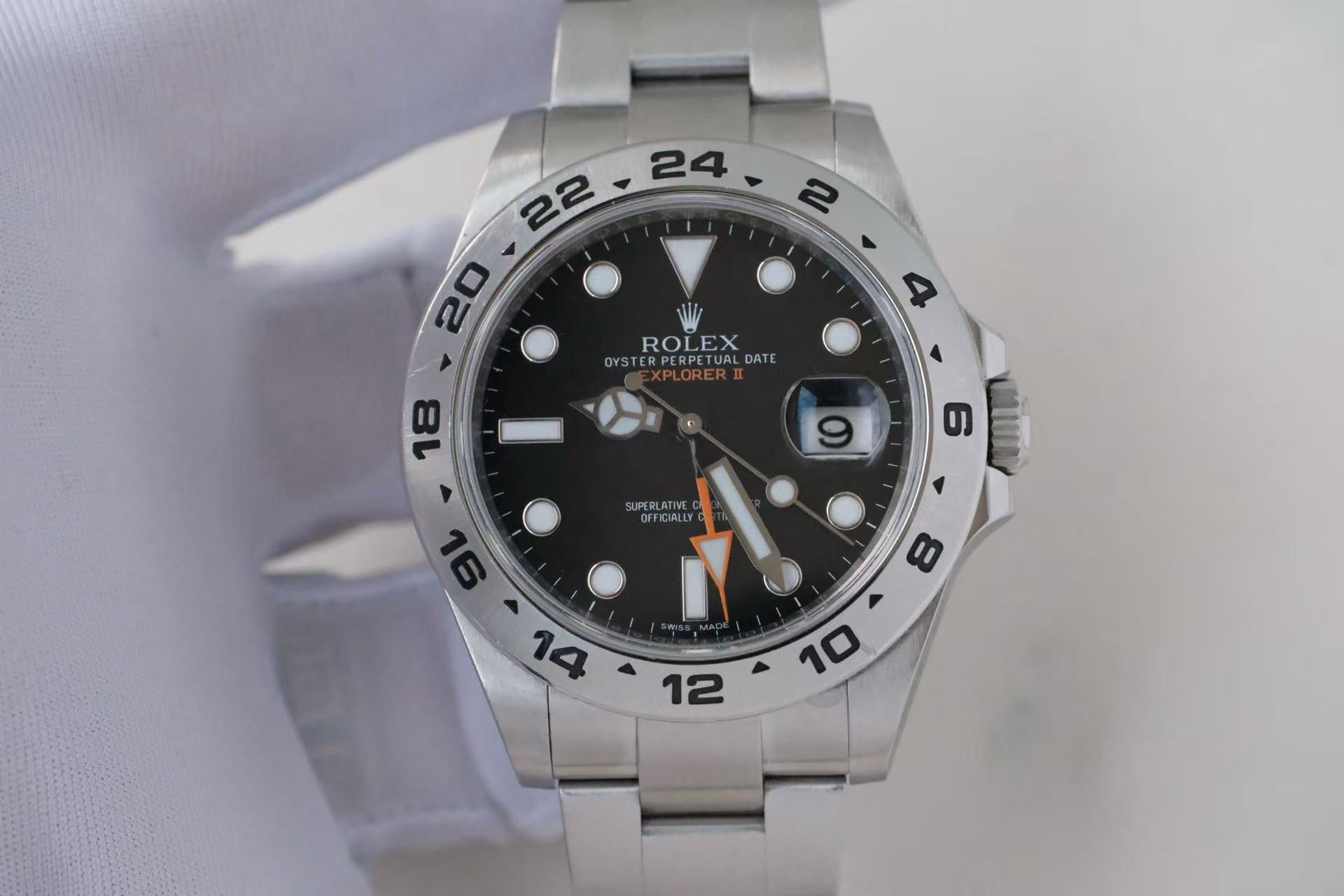 ✦ 劳力士 Rolex 探险家型 Explorer II 42毫米 蚝式钢 黑盘 216570 (2017年保卡/11.5节)