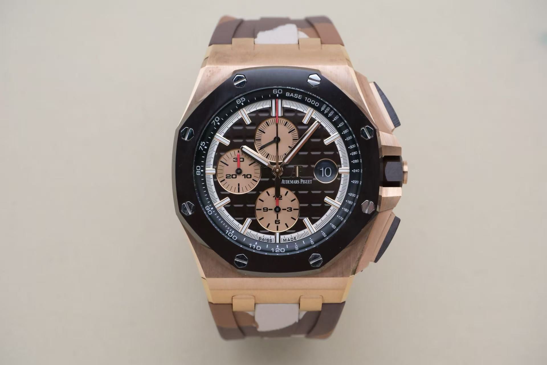 ✦ Audemars Piguet Royal Oak Offshore 44mm 18K Rose Gold Ceramic Bezel 26401RO.OO.A087CA.01 (Watch Only)