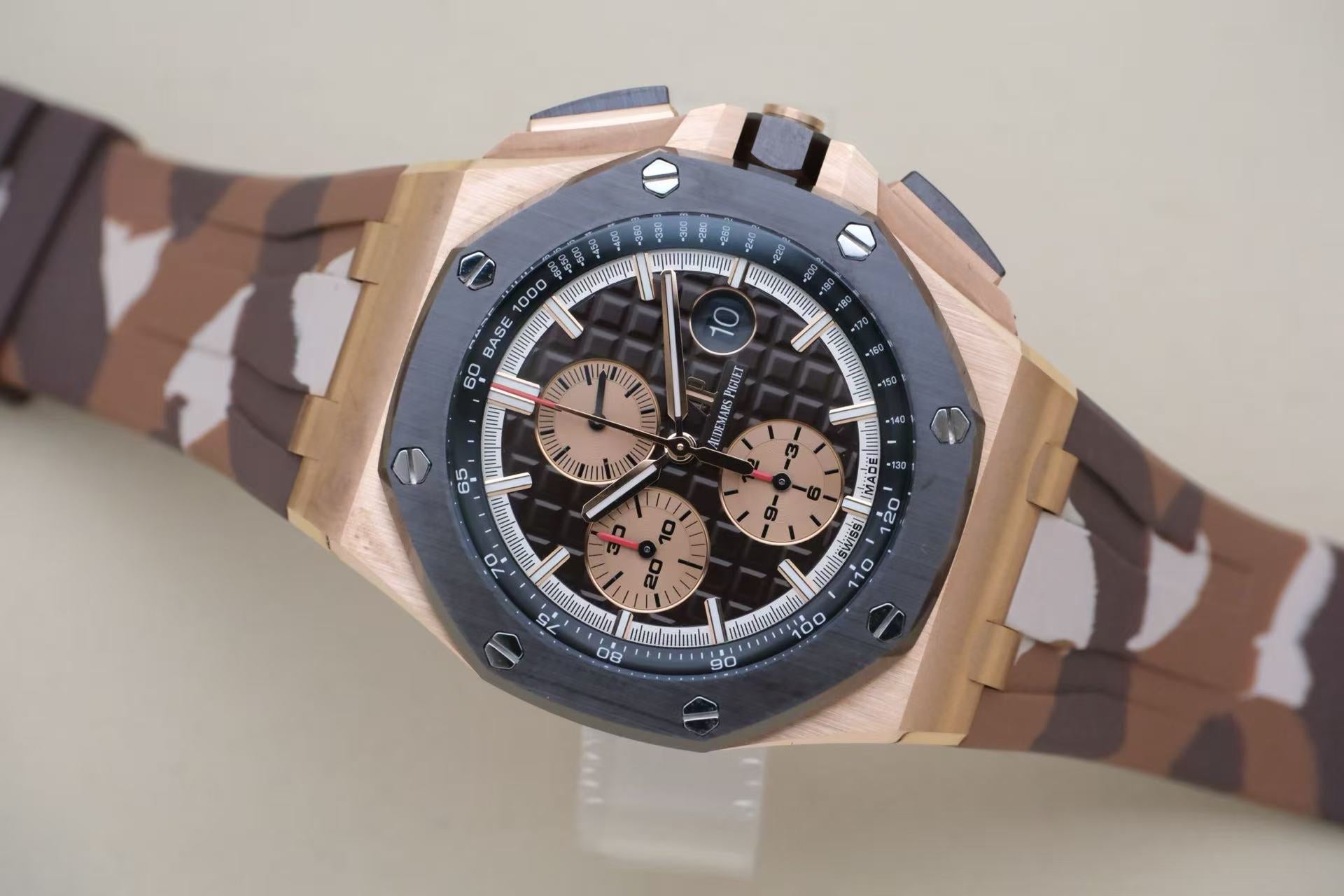 ✦ Audemars Piguet Royal Oak Offshore 44mm 18K Rose Gold Ceramic Bezel 26401RO.OO.A087CA.01 (Watch Only)