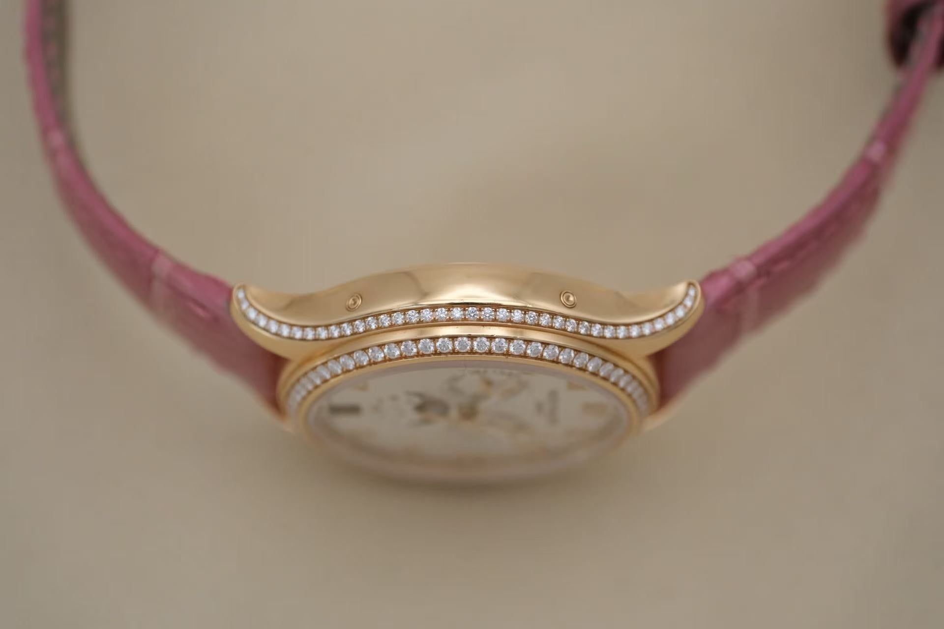 ✦ Patek Philippe Complications Timepiece 38mm 18K Rose Gold Diamond-Set Annual Calendar 4947R-001 (71 series)