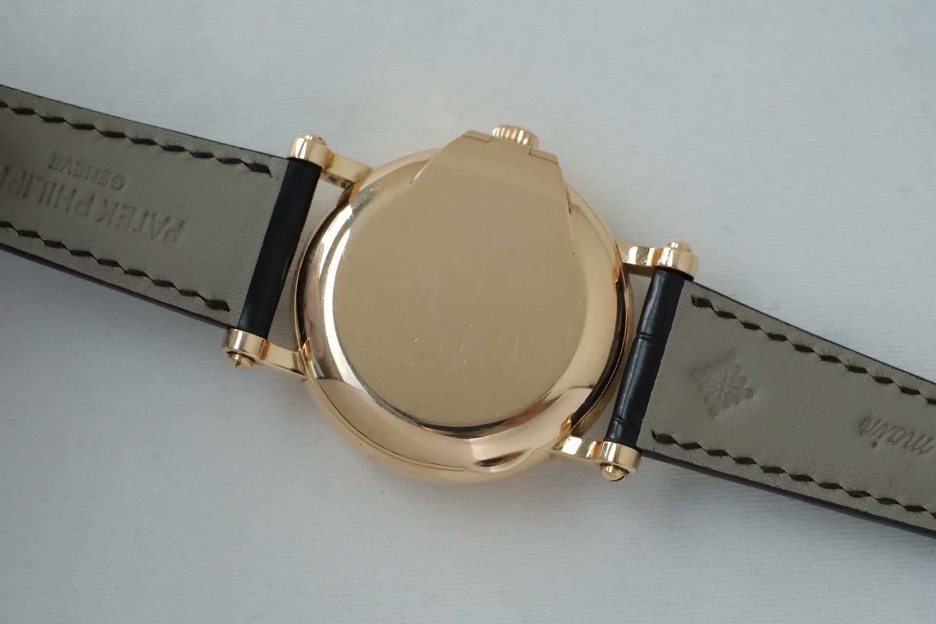 ✦ Patek Philippe Grand Complications Timepiece 36mm 18K Rose Gold Moon Phase Perpetual Calendar 5059R (Geneva Single Watch/Classic Lantern Clasp)