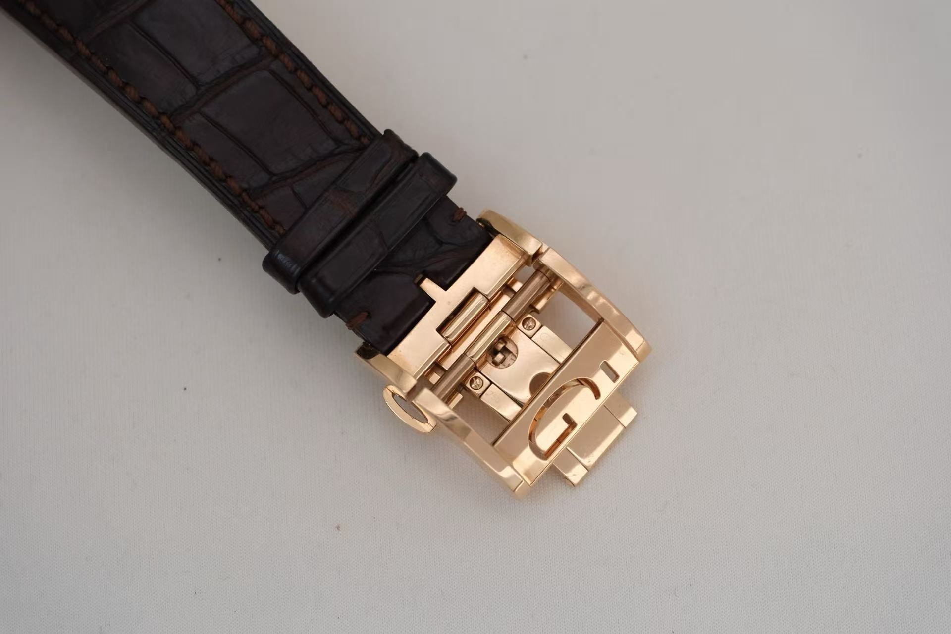 ✦ Gerald Genta 45mm Automatic Mechanical Chronograph in Tantalum with 18K Rose Gold Jumping Hour Retrograde Flyback (Designer Brand's Exclusive Masterpiece/In Stock)