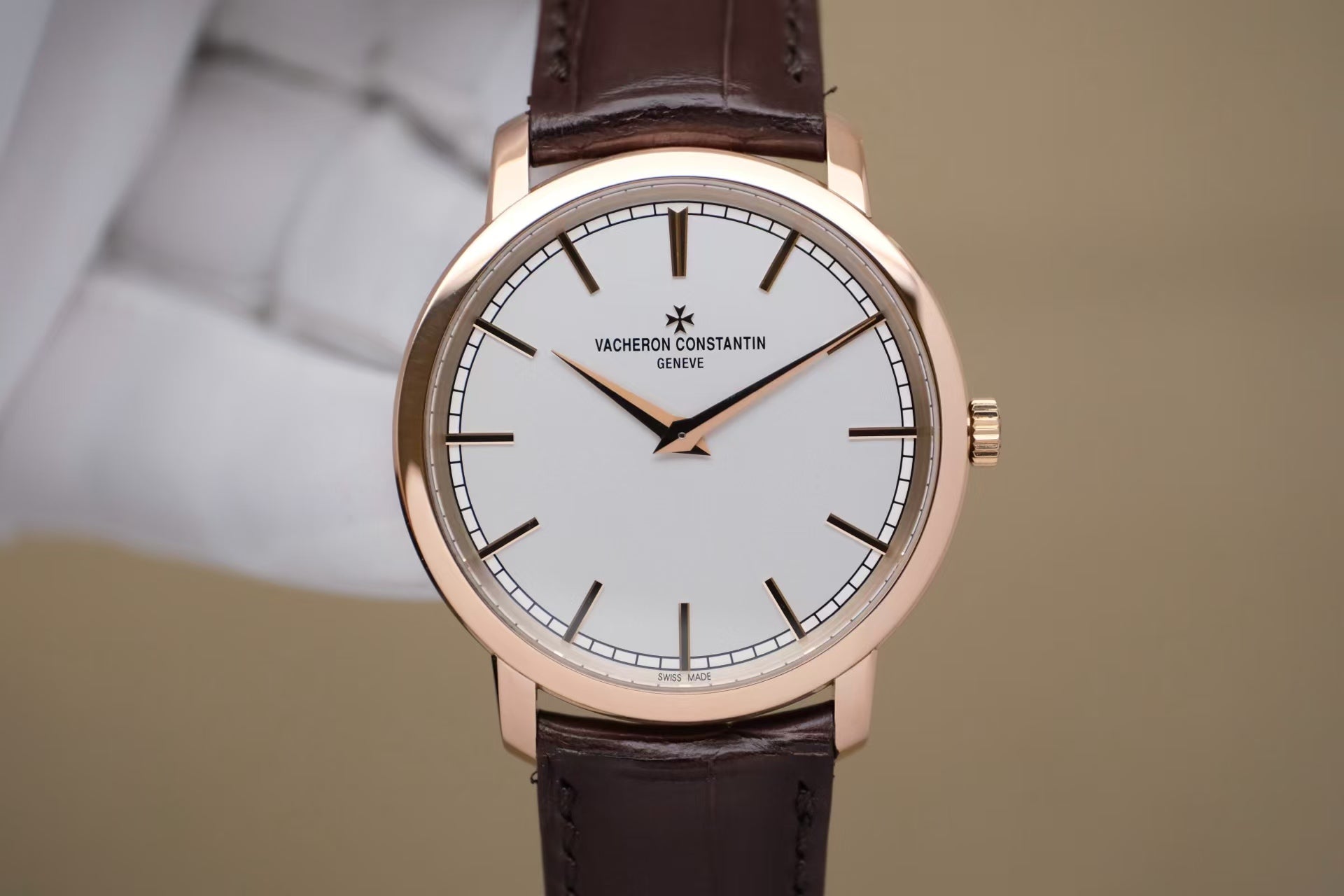 ✦ 江诗丹顿 Vacheron Constantin 传袭系列 41毫米 18K玫瑰金 自动机械 43075