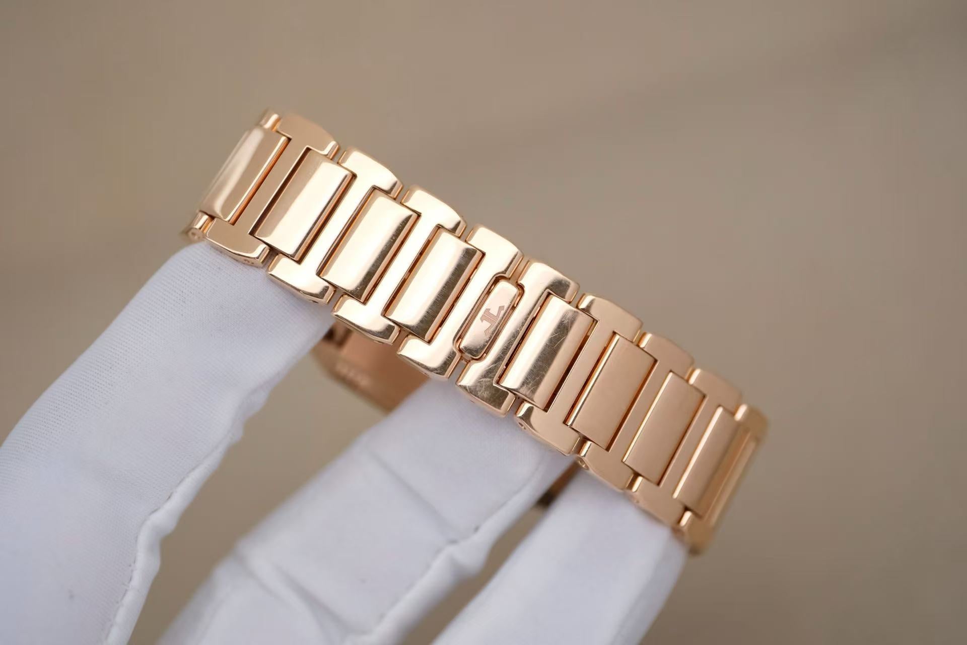 ✦ Jaeger-LeCoultre Reverso Q3212102 40x24mm 18K Rose Gold Diamond-Set Manual Mechanical Women's Watch