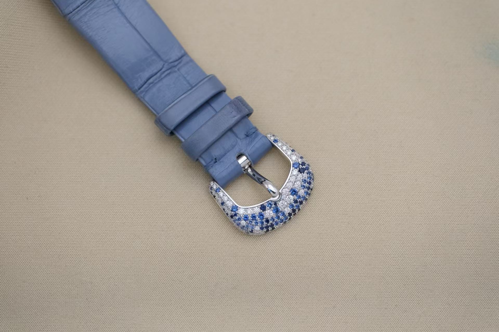 ✦ Patek Philippe Classic Watch 4899/901G 35.8mm 18K White Gold Automatic Mechanical Ladies' Watch with Diamonds and Sapphire Crystal