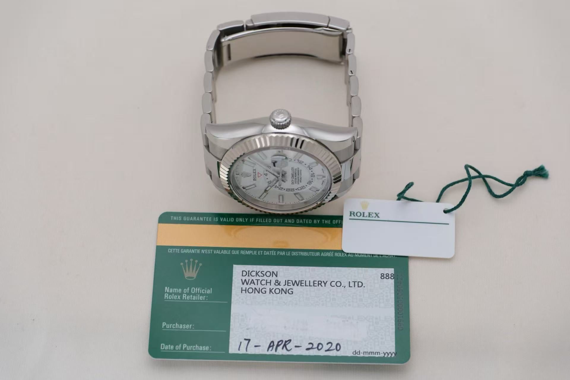 ✦ 劳力士 Rolex 纵航者型 326934 42毫米 白金钢 白盘 自动机械
