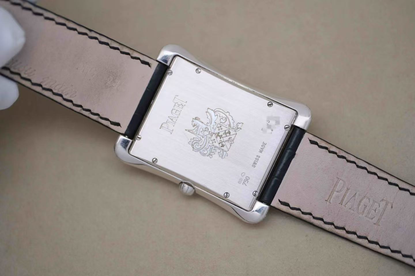 ✦ Piaget Jewelry Watch G0A33075 36x46mm 18K White Gold Diamond-Set Automatic Mechanical Watch