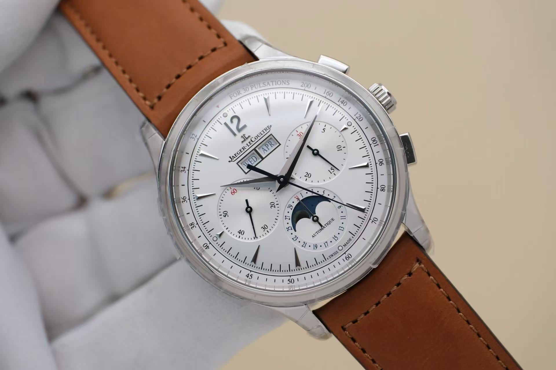 ✦ 积家 Jaeger-LeCoultre 大师系列 Q413843J 40毫米 精钢 全历月相计时 自动机械