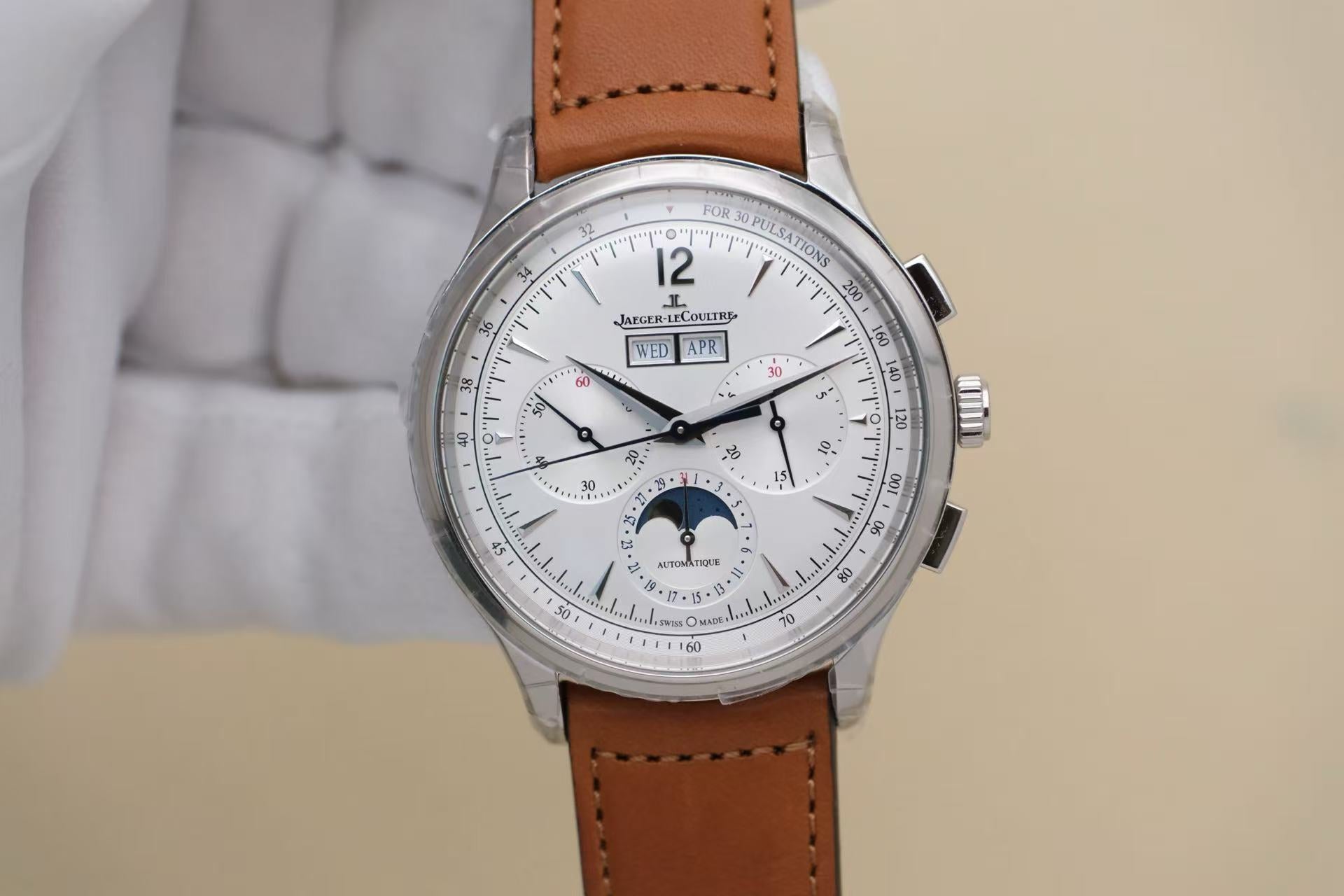 ✦ 积家 Jaeger-LeCoultre 大师系列 Q413843J 40毫米 精钢 全历月相计时 自动机械