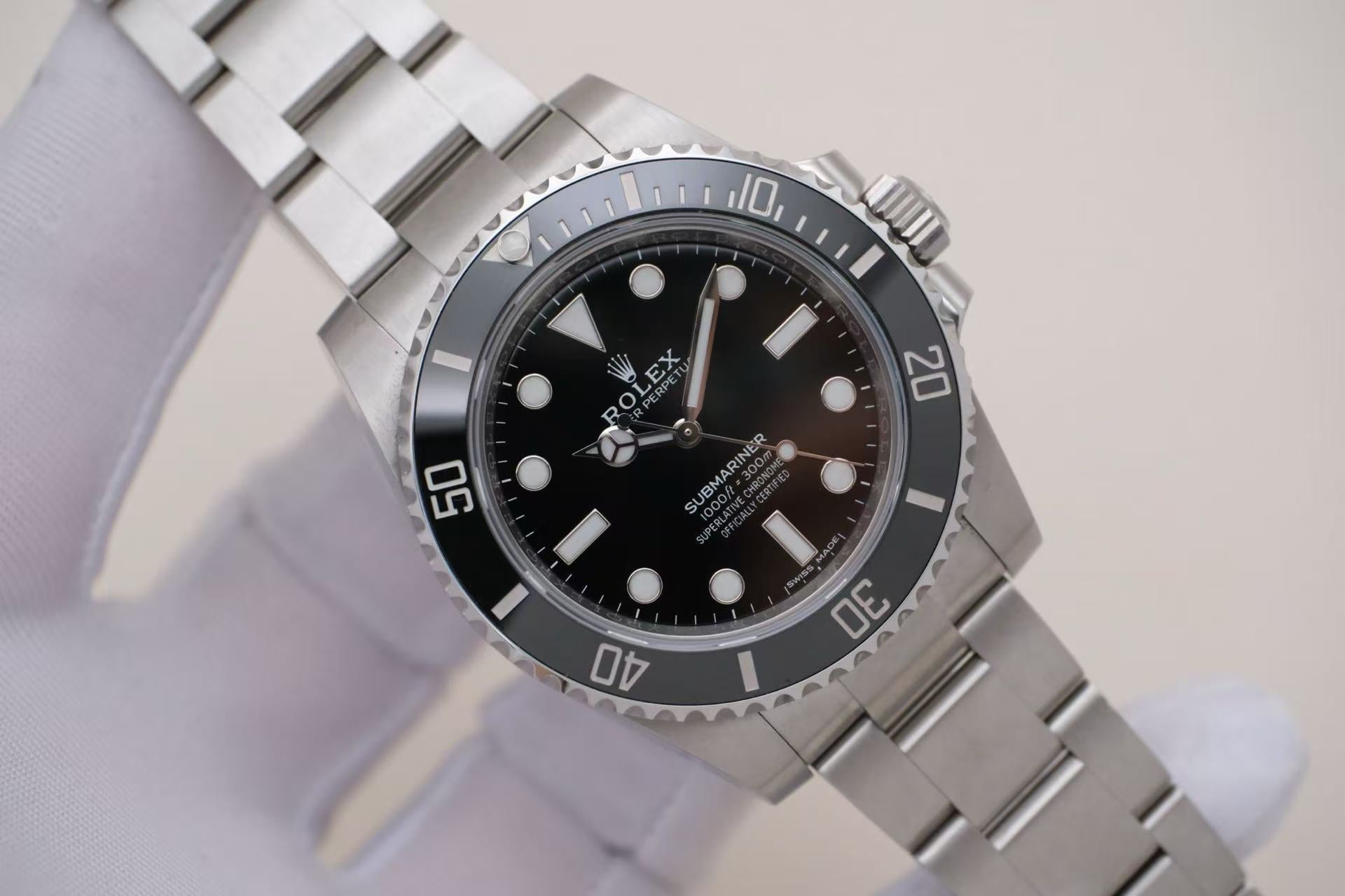 ✦ 劳力士 Rolex 潜航者型 114060 40毫米 蚝式钢 无历黑水鬼 自动机械
