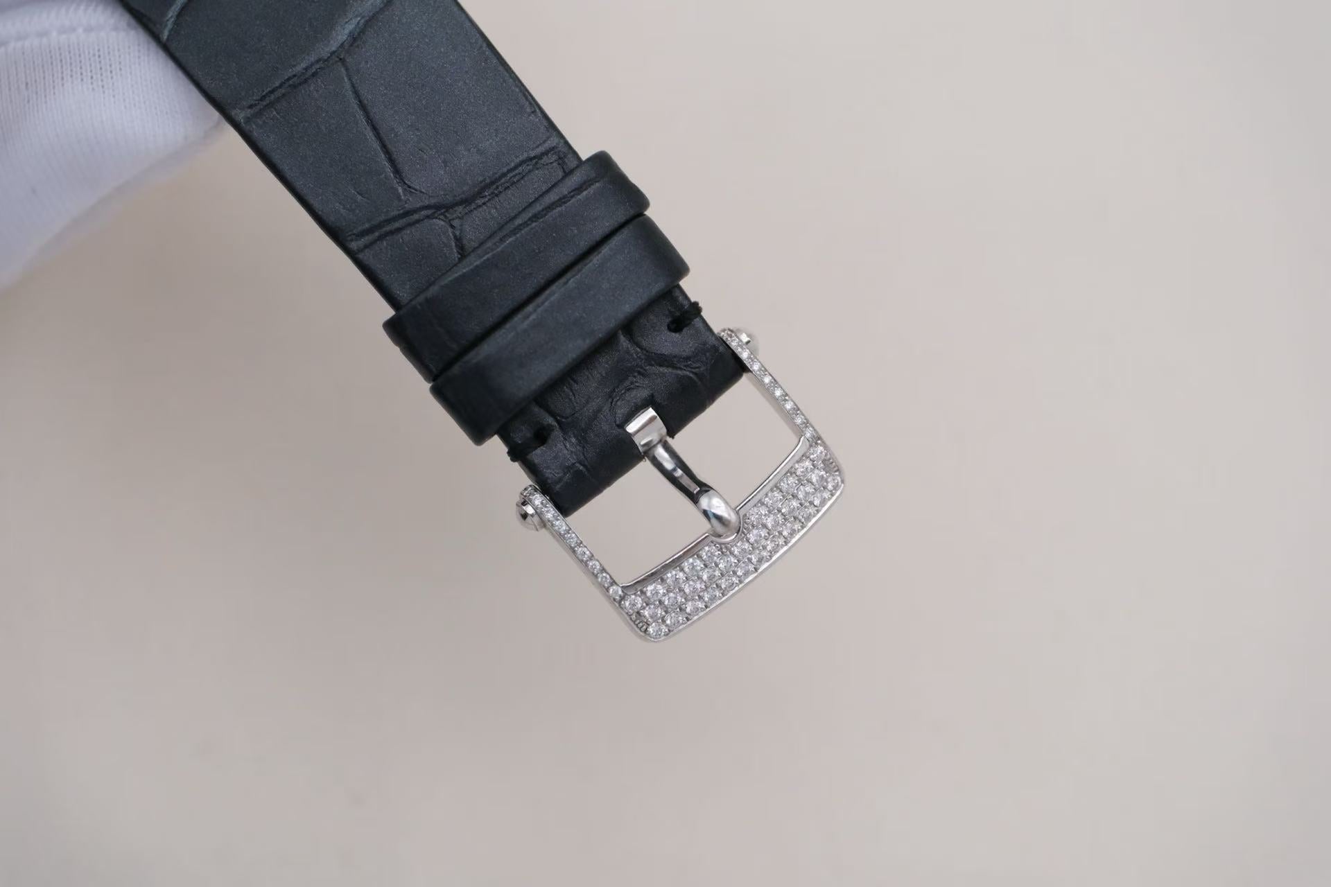 ✦ Van Cleef & Arpels VCA Poetic Complications VCARF51900 Fairy Flower 36mm 18K White Gold Enamel Dial