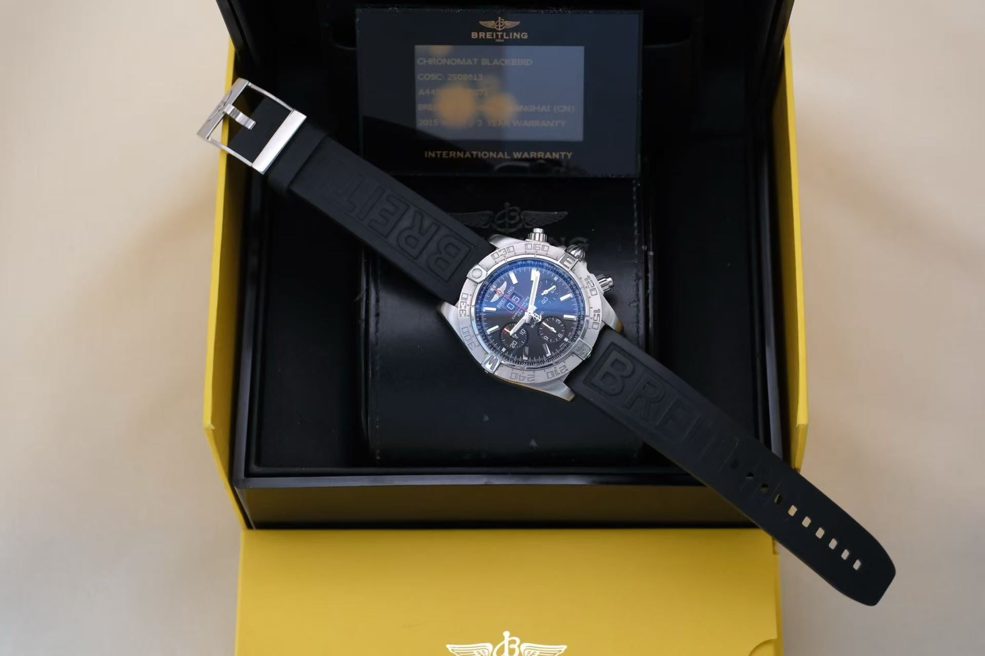 ✦ Breitling Blackbird/Challenger A44360 44mm Limited Edition of 2000 Automatic Mechanical Chronographs