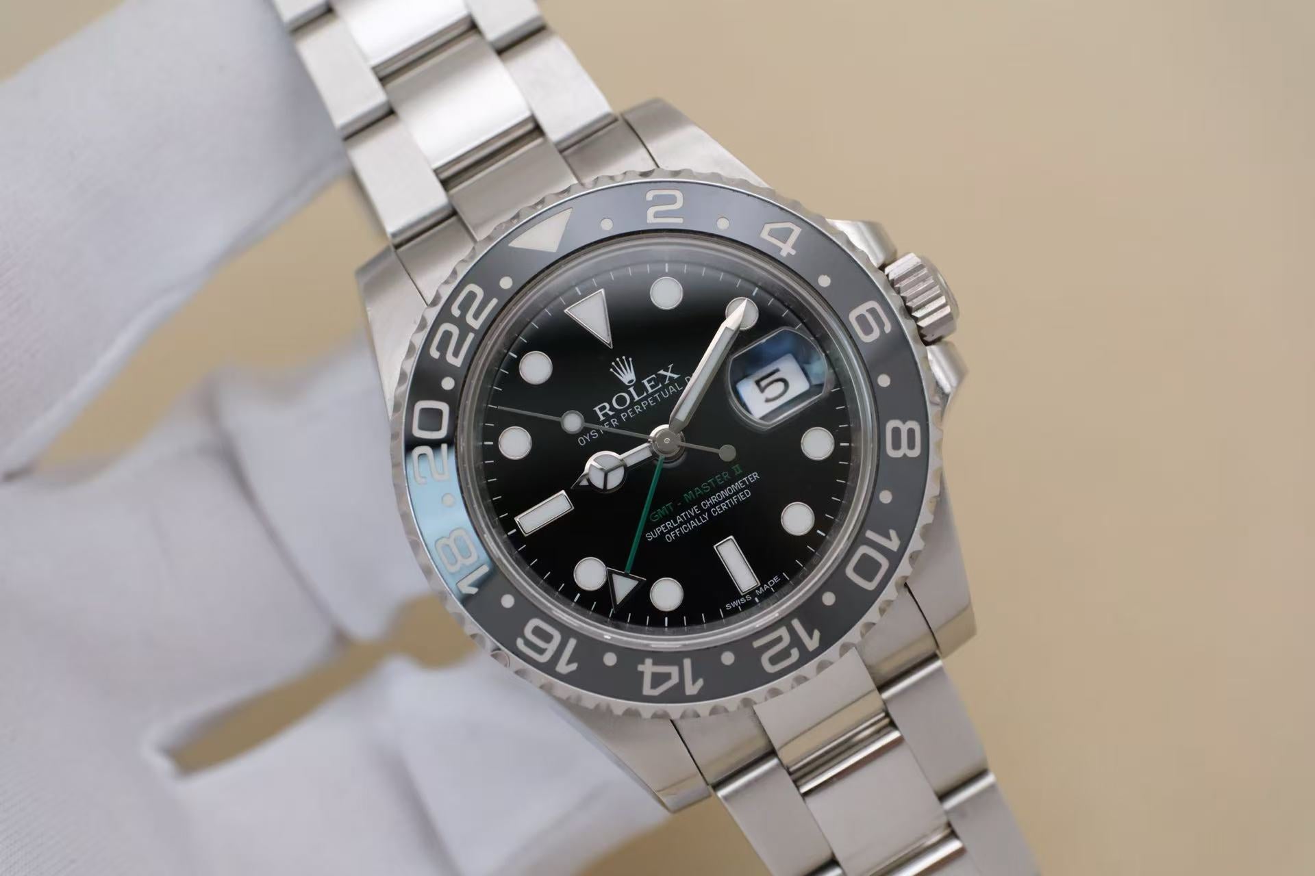 ✦ 劳力士 Rolex 格林尼治型II 116710LN 40毫米 蚝式钢 小绿针 自动机械