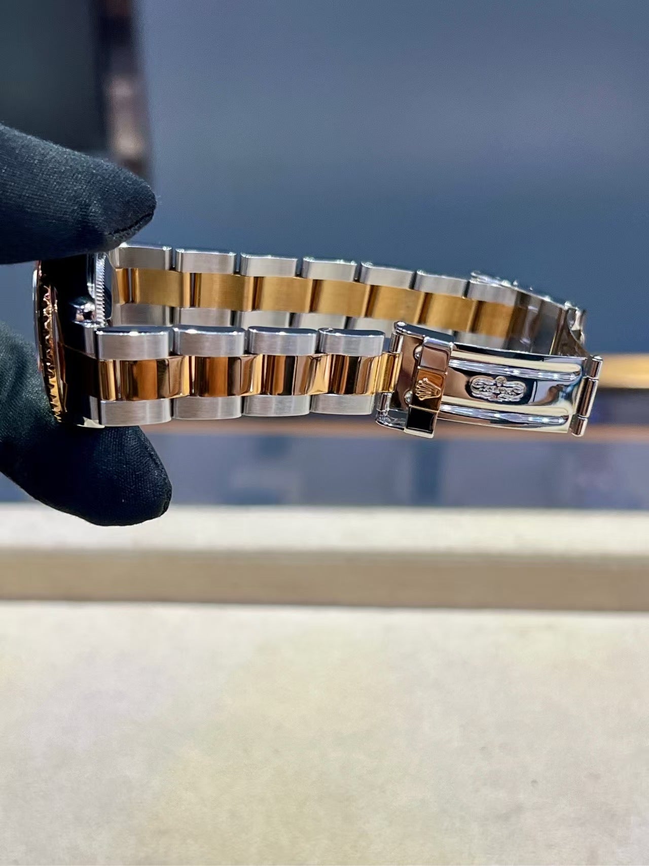 ✦ 劳力士 Rolex 游艇名仕型 169623 29毫米 18K黄金间钢 灰盘 自动机械