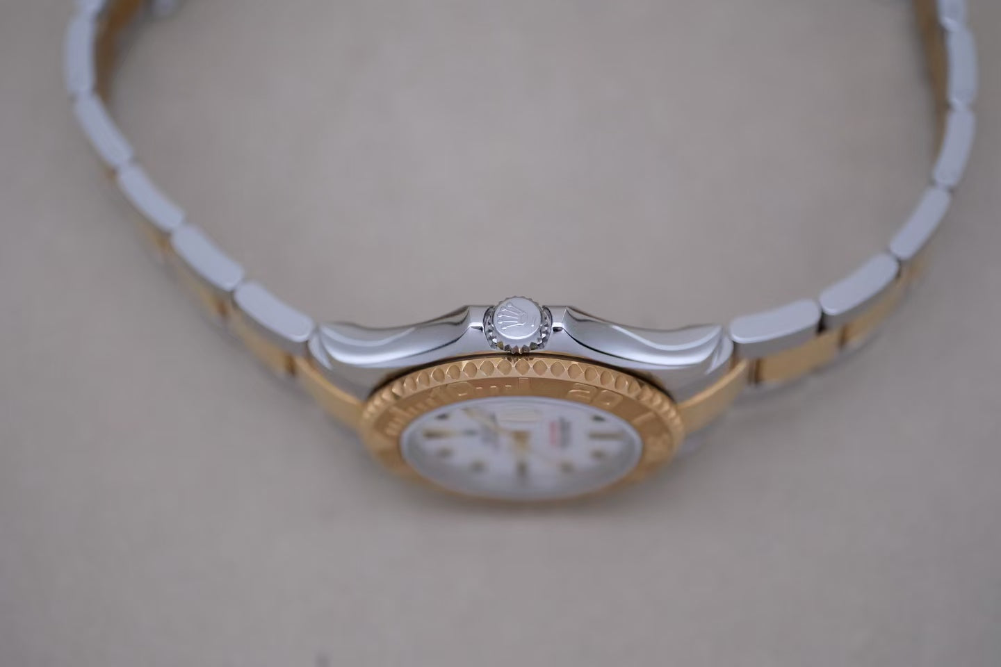 ✦ 劳力士 Rolex 游艇名仕型 168623 35毫米 18K黄金间钢 2000年全套极品