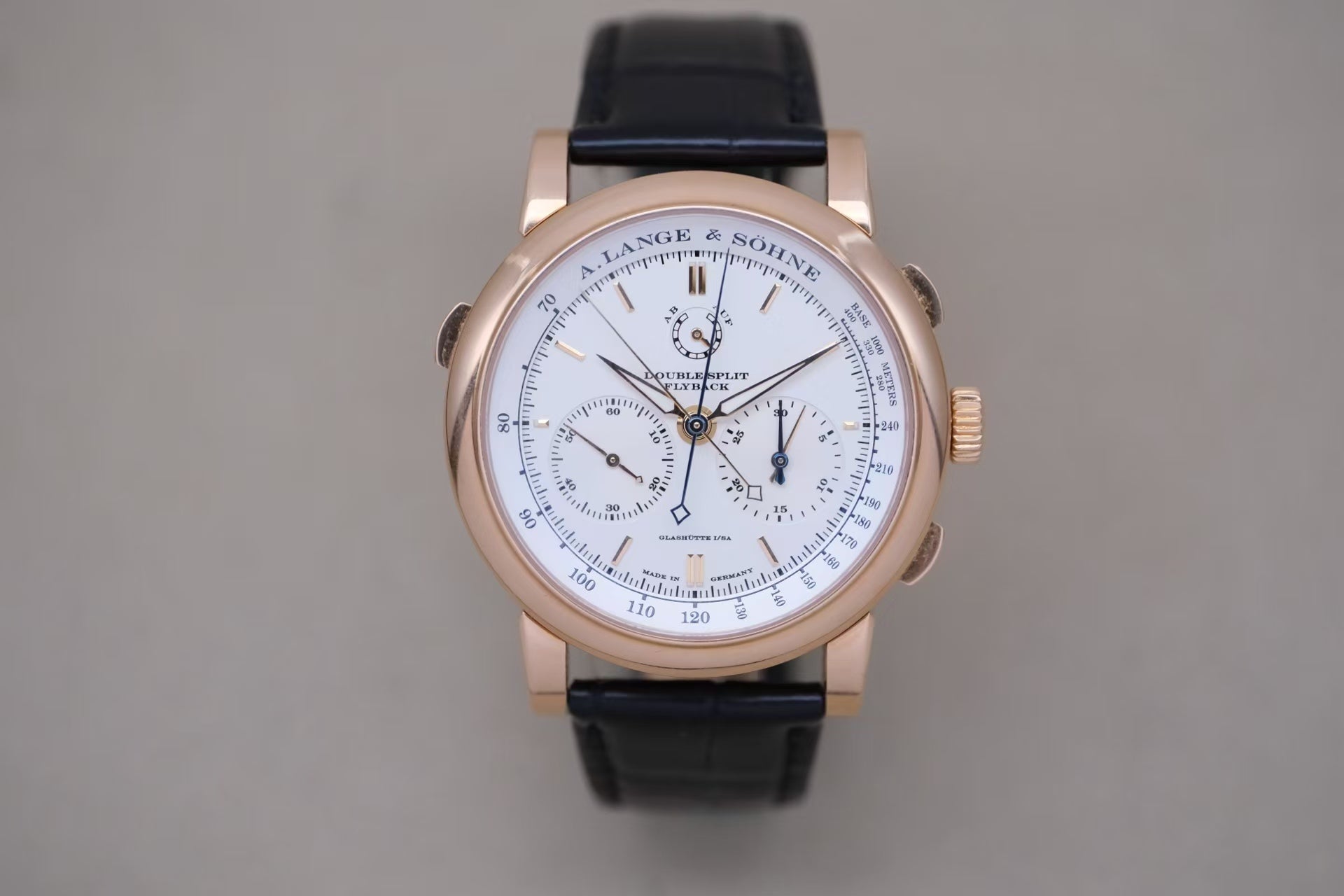 ✦ A. Lange & Söhne SAXONIA 404.032 43mm 18K Rose Gold Split-Seconds Chronograph