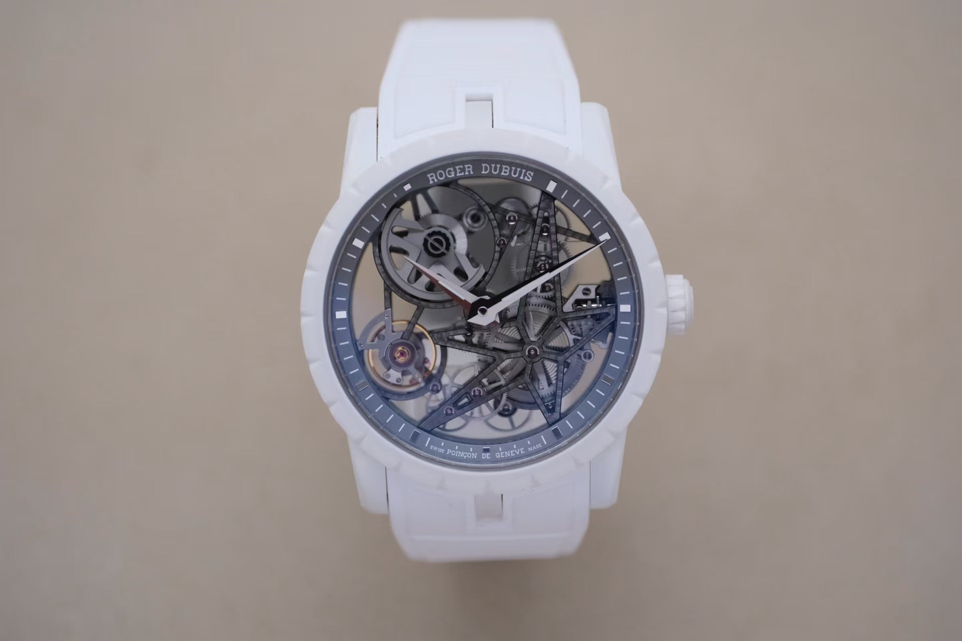 ✦ Roger Dubuis King Series DBEX0949 42mm Titanium Alloy Fully Skeletonized Automatic Mechanical