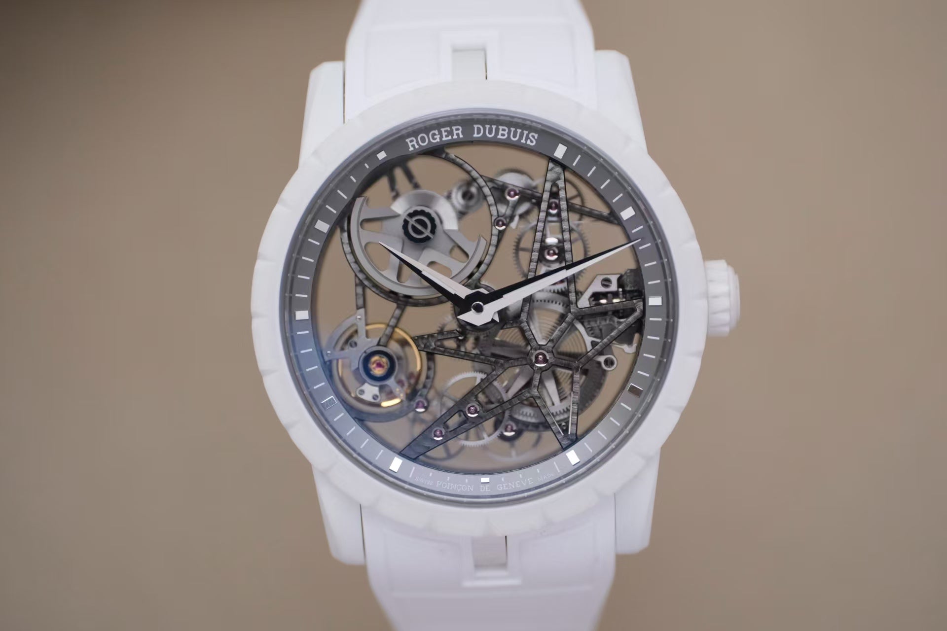 ✦ Roger Dubuis King Series DBEX0949 42mm Titanium Alloy Fully Skeletonized Automatic Mechanical