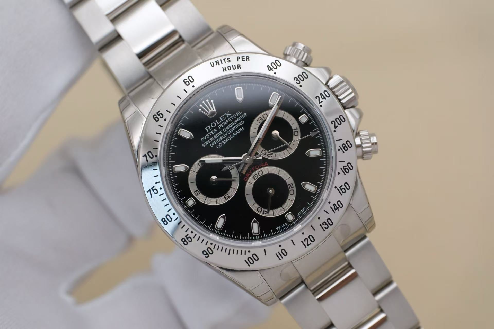 ✦ 劳力士 Rolex 宇宙计型迪通拿 116520 40毫米 精钢 黑盘 绝版未使用品