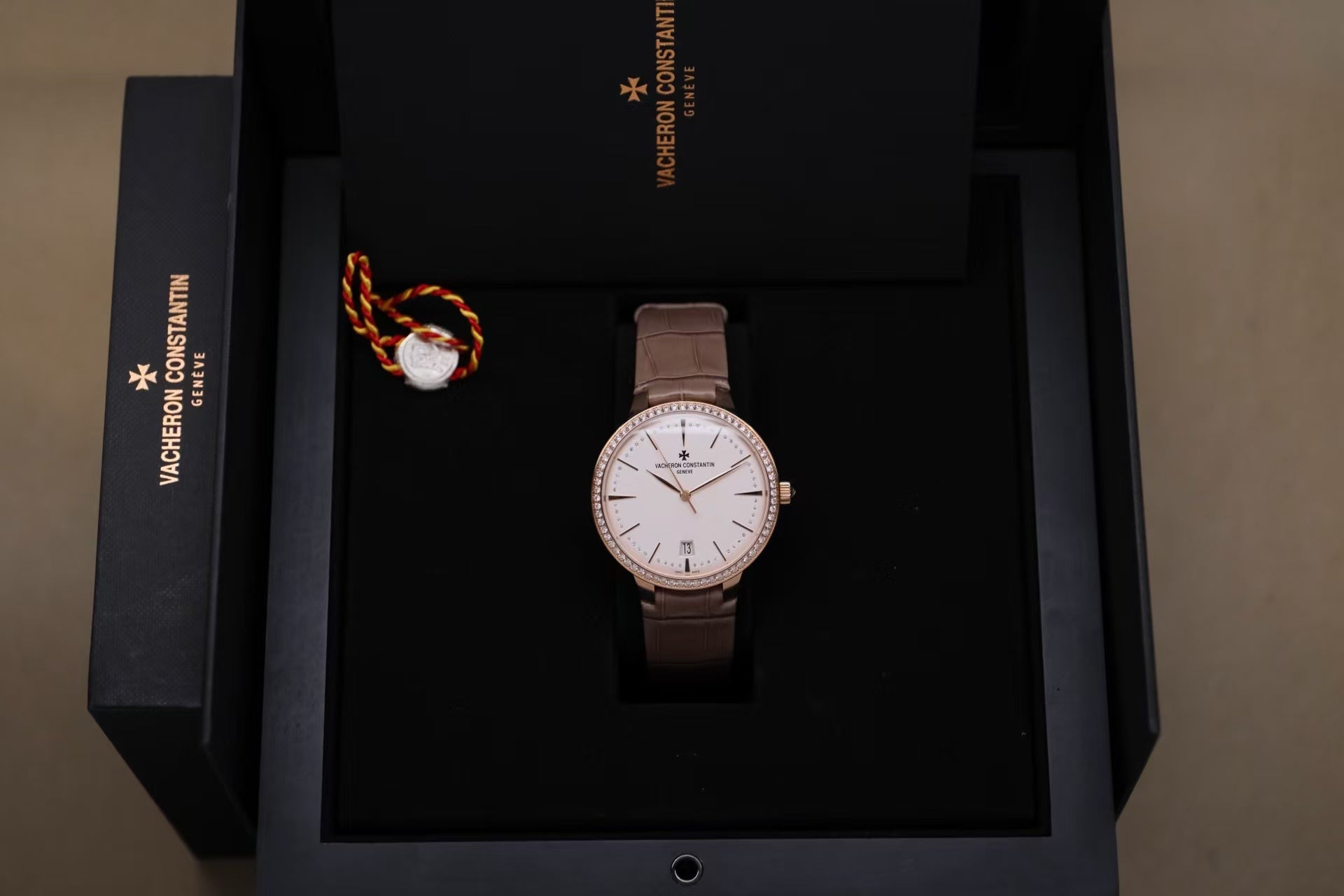 ✦ Vacheron Constantin Heritage Collection 85515 Pink Gold Diamond-set Automatic Mechanical