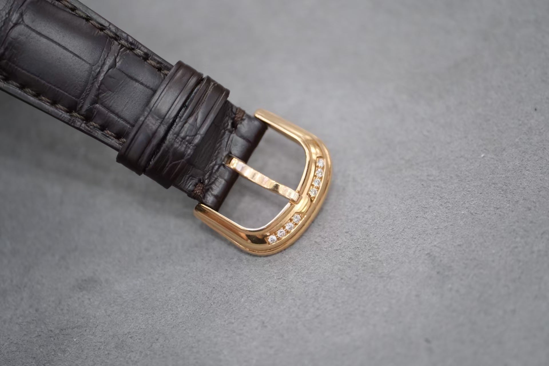 ✦ Franck Muller 8889 18K Rose Gold Full Diamond Tourbillon Manual Mechanical