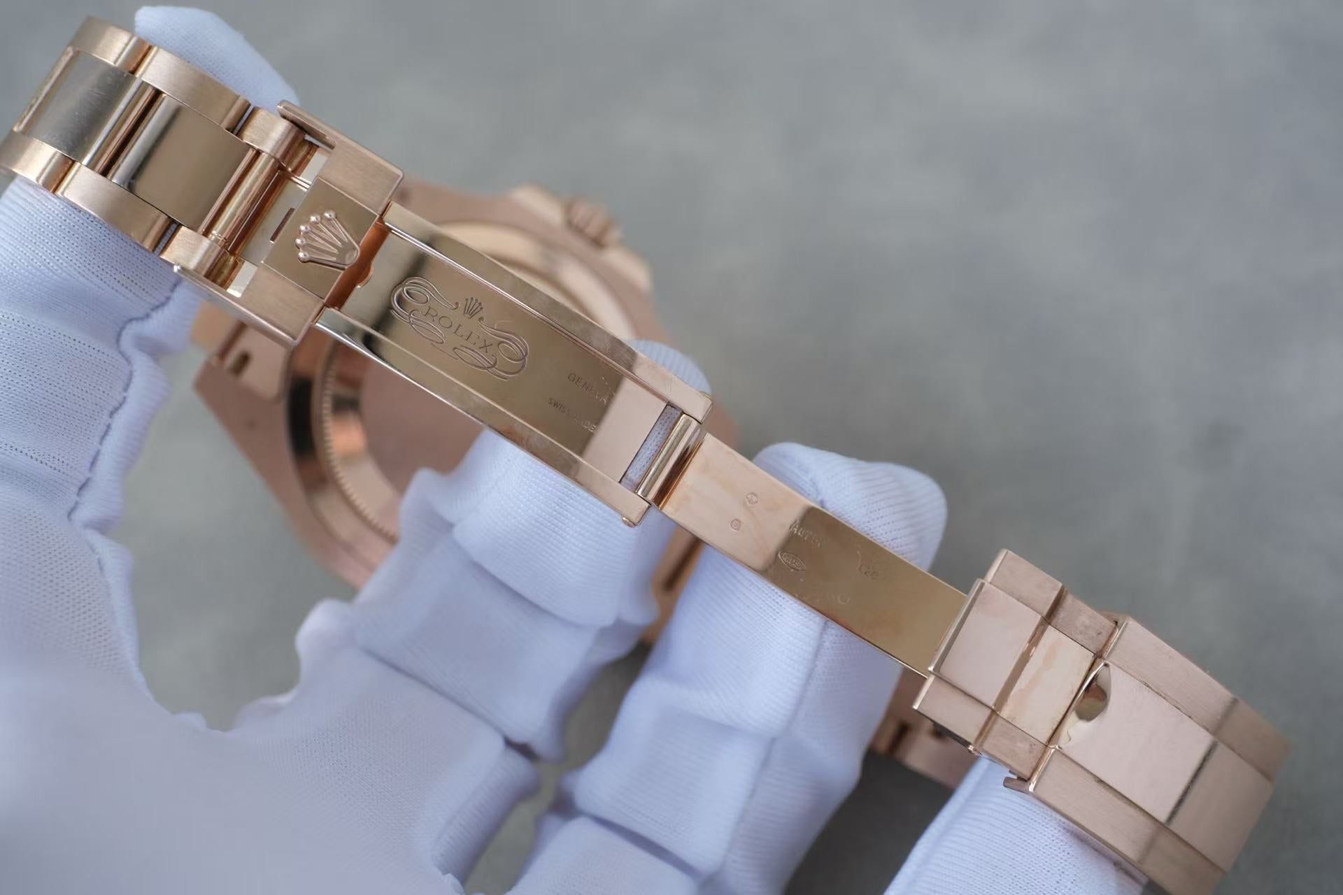 劳力士 Rolex 格林尼治型 II m126715chnr-0001 18K玫瑰金 沙士圈 2022年全套全长